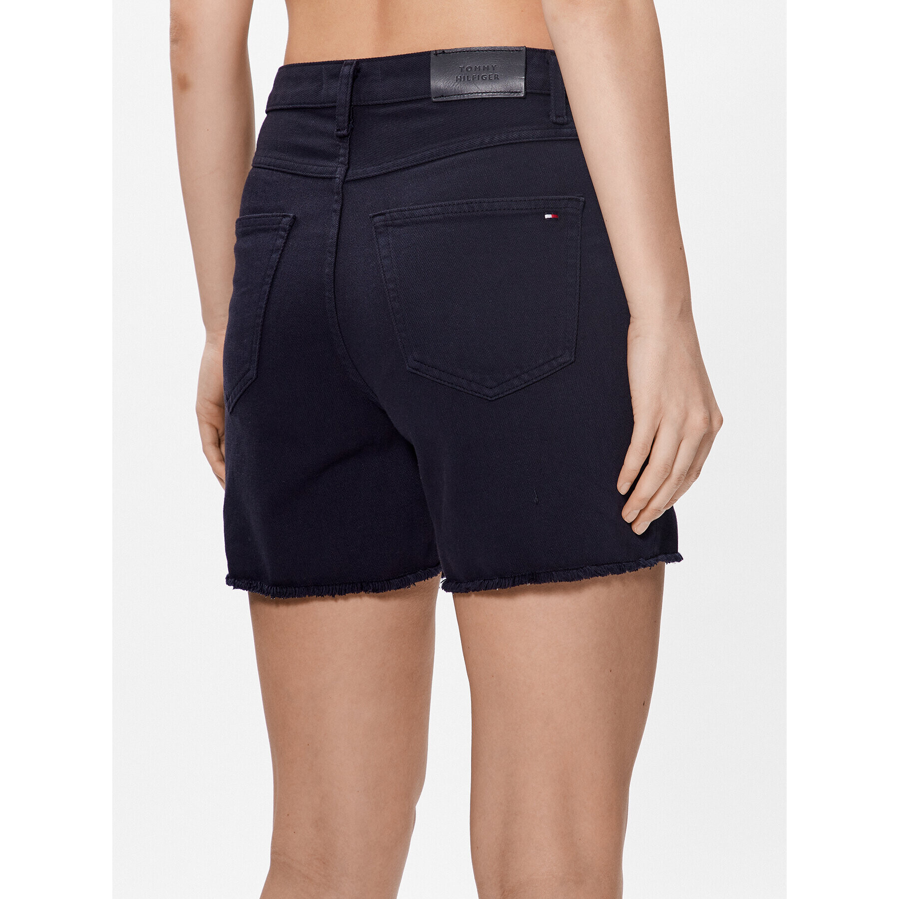 Tommy Hilfiger Дънкови шорти WW0WW40211 Тъмносин Regular Fit - Pepit.bg