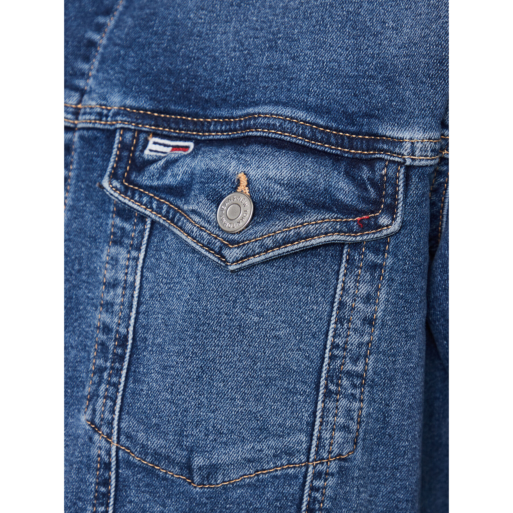 Tommy Hilfiger Дънково яке DM0DM16729 Тъмносин Regular Fit - Pepit.bg