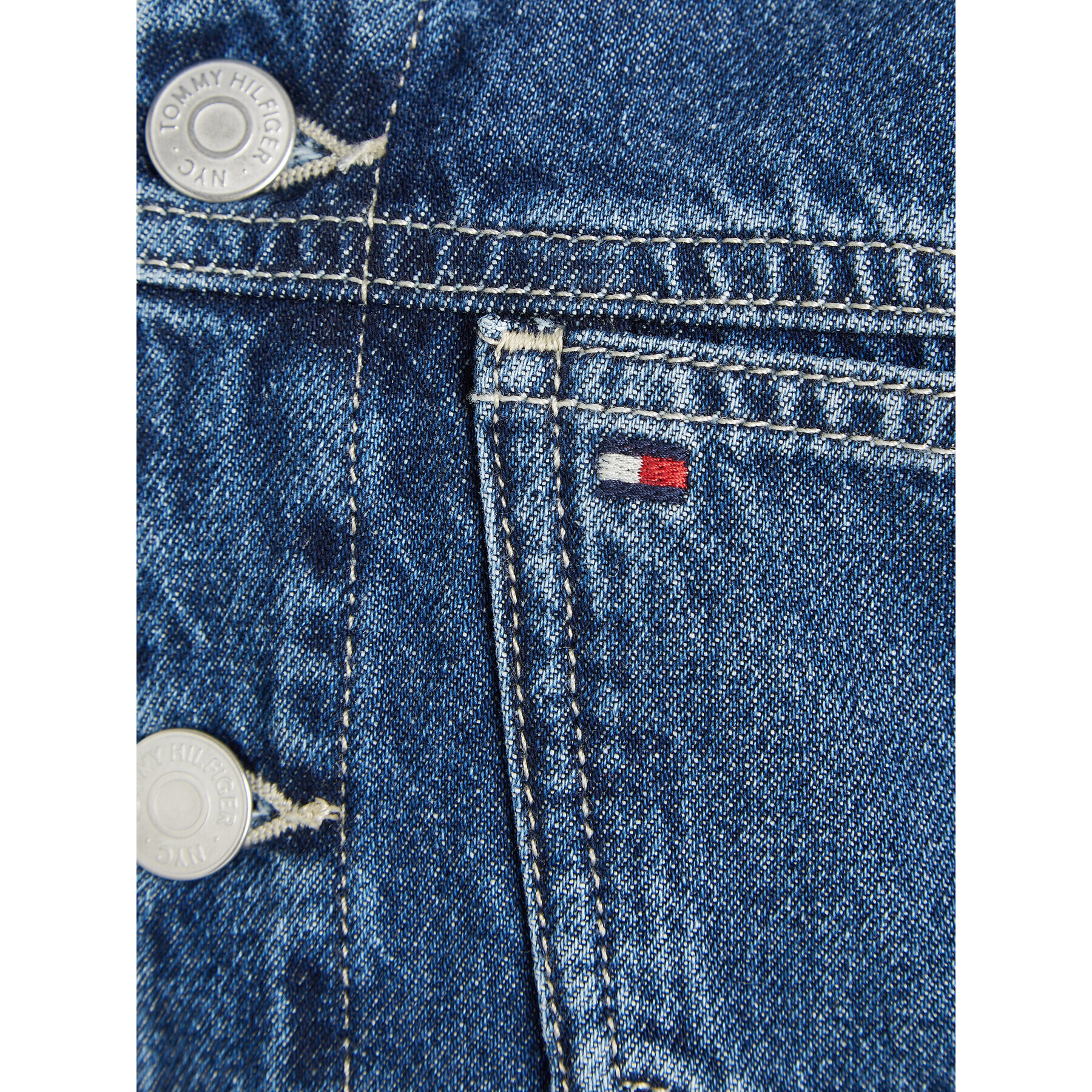 Tommy Hilfiger Дънково яке KB0KB08624 Син Relaxed Fit - Pepit.bg