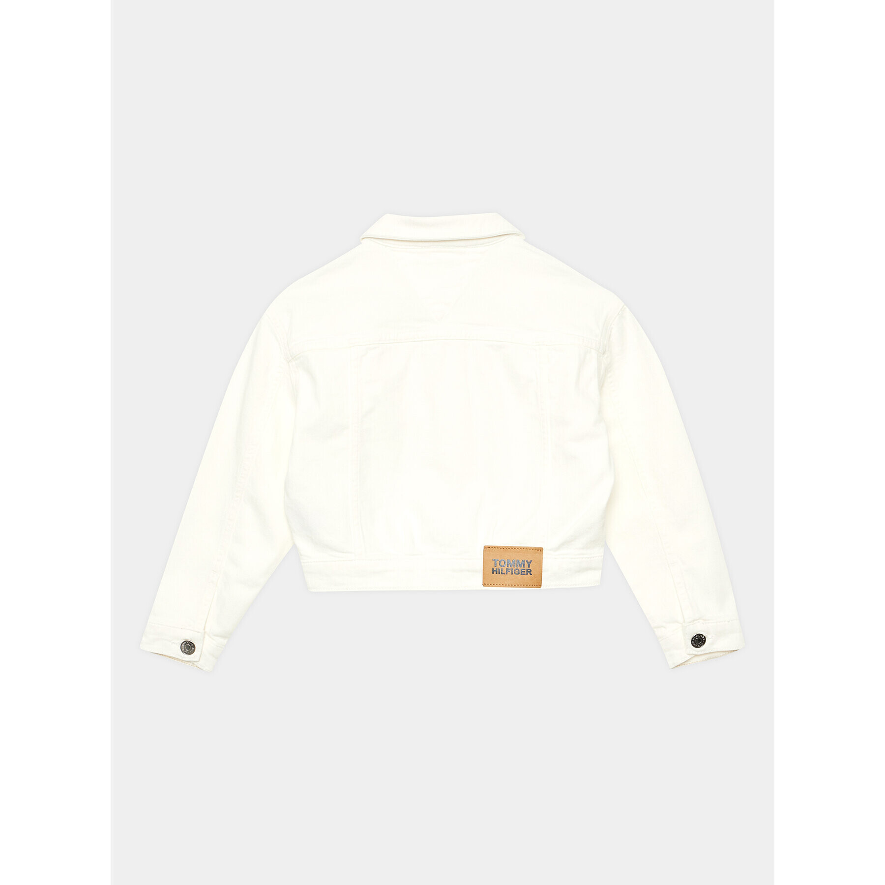 Tommy Hilfiger Дънково яке KG0KG07224 Бял Regular Fit - Pepit.bg
