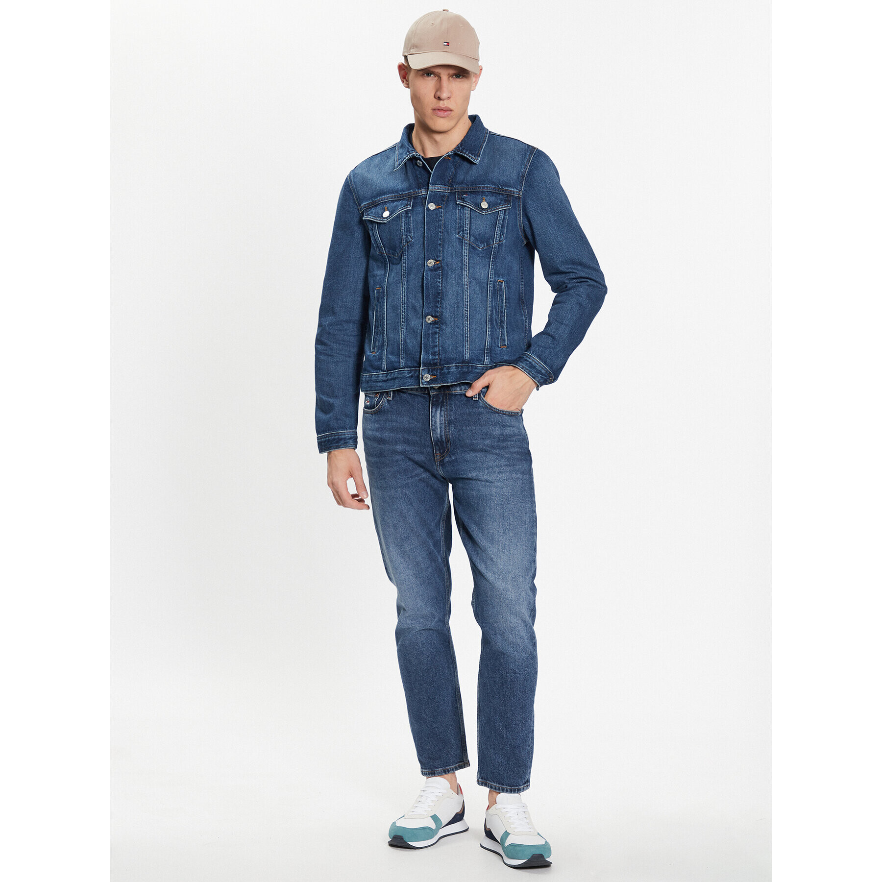 Tommy Hilfiger Дънково яке MW0MW32110 Син Regular Fit - Pepit.bg