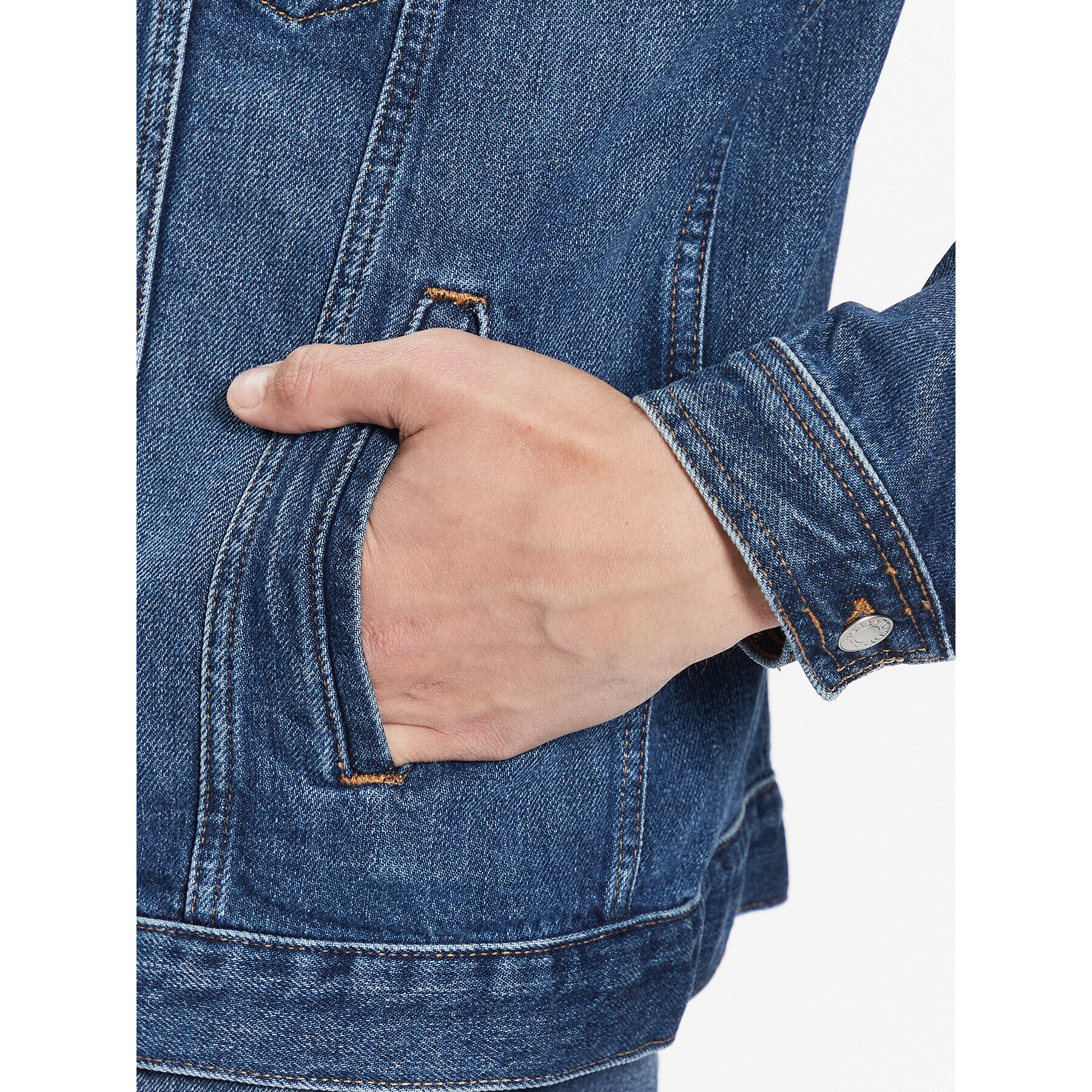 Tommy Hilfiger Дънково яке MW0MW32110 Син Regular Fit - Pepit.bg