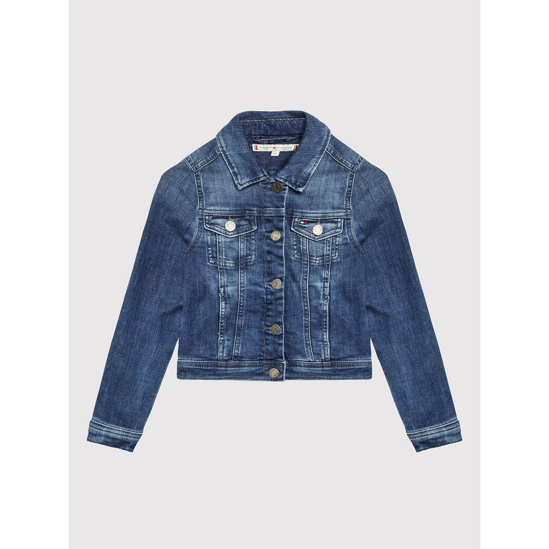 Tommy Hilfiger Дънково яке Basic Denim KG0KG06359 M Син Regular Fit - Pepit.bg