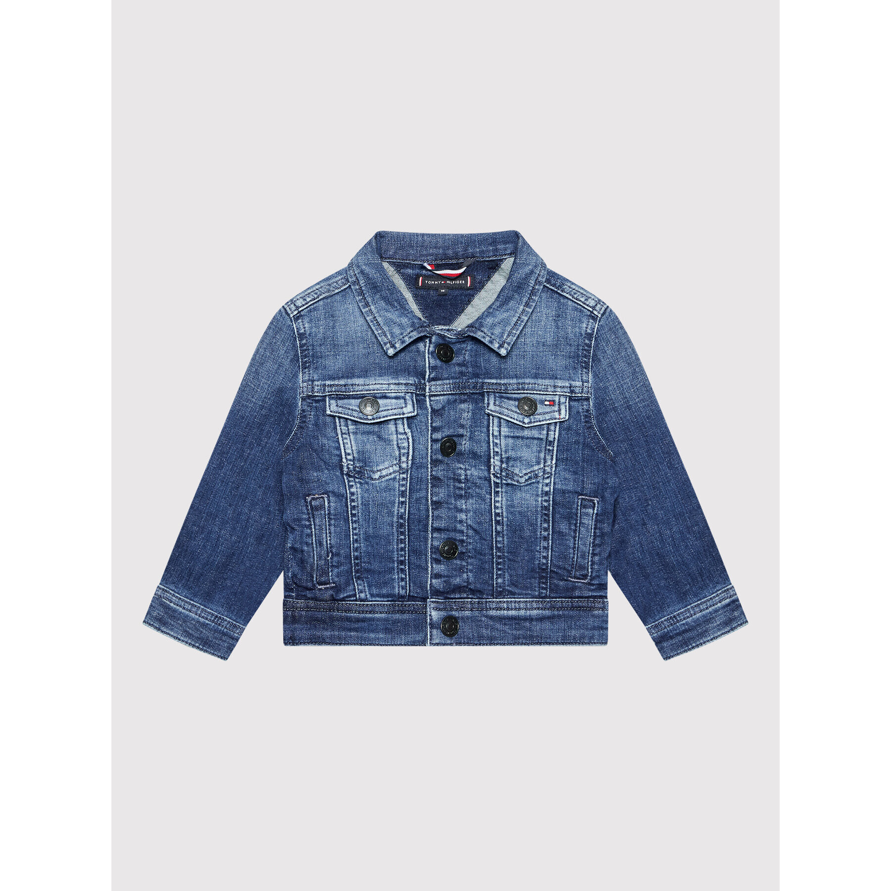 Tommy Hilfiger Дънково яке Trucker KB0KB07422 Син Regular Fit - Pepit.bg