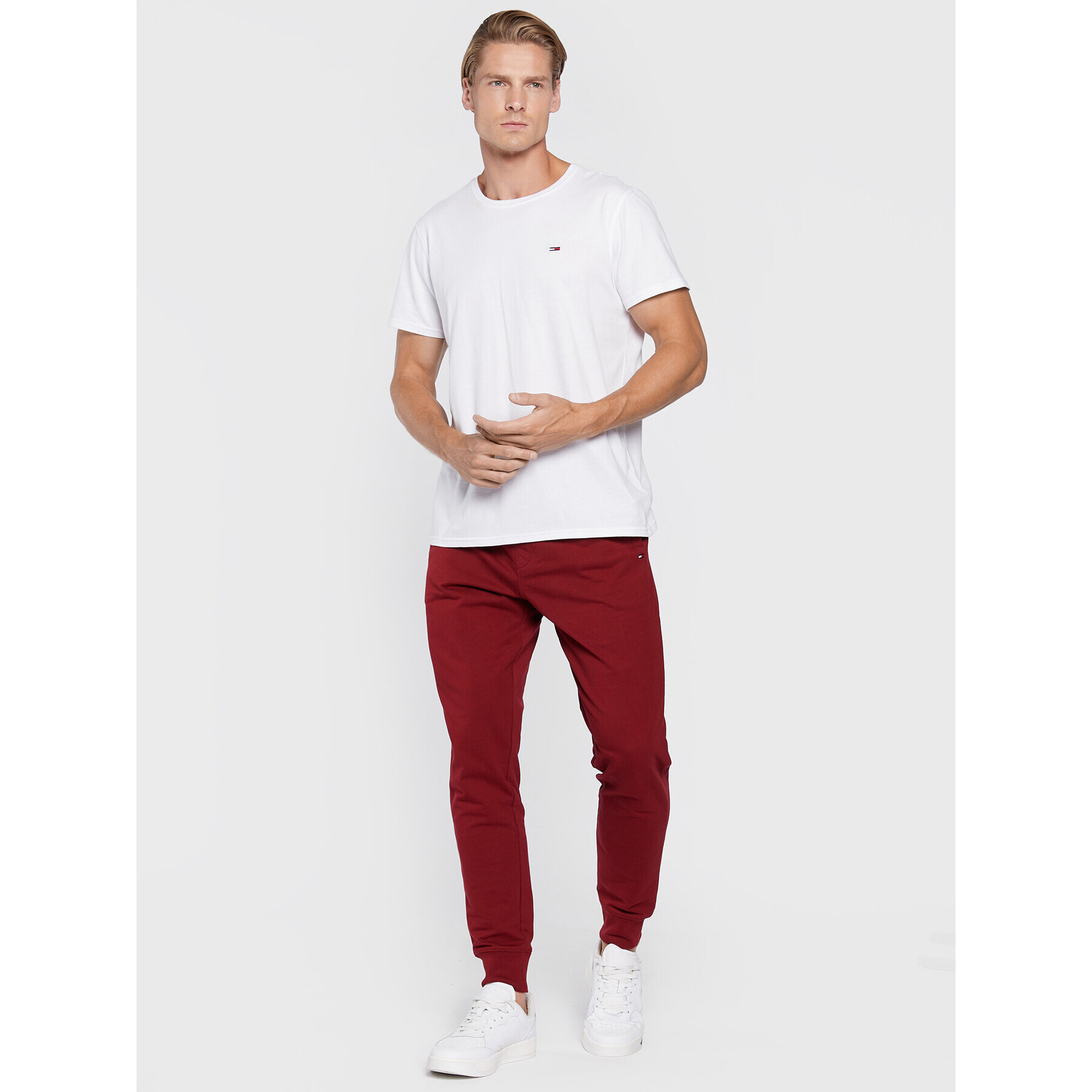 Tommy Hilfiger Долнище анцуг 1985 MW0MW24521 Бордо Regular Fit - Pepit.bg