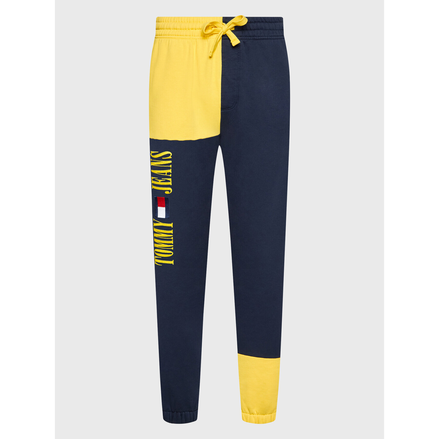 Tommy Hilfiger Долнище анцуг Colorblock DM0DM14952 Тъмносин Relaxed Fit - Pepit.bg