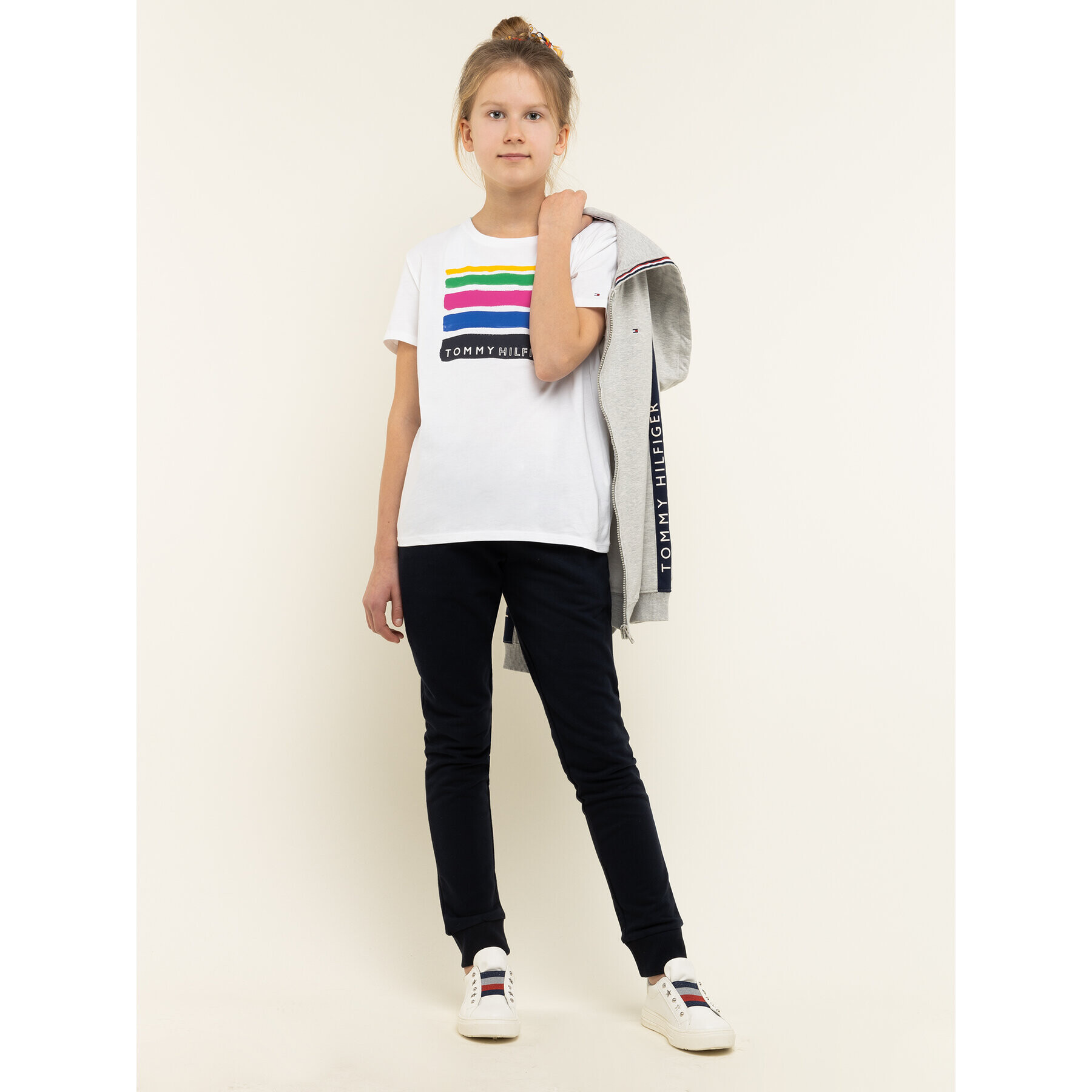 Tommy Hilfiger Долнище анцуг Foil KG0KG04681 D Тъмносин Regular Fit - Pepit.bg