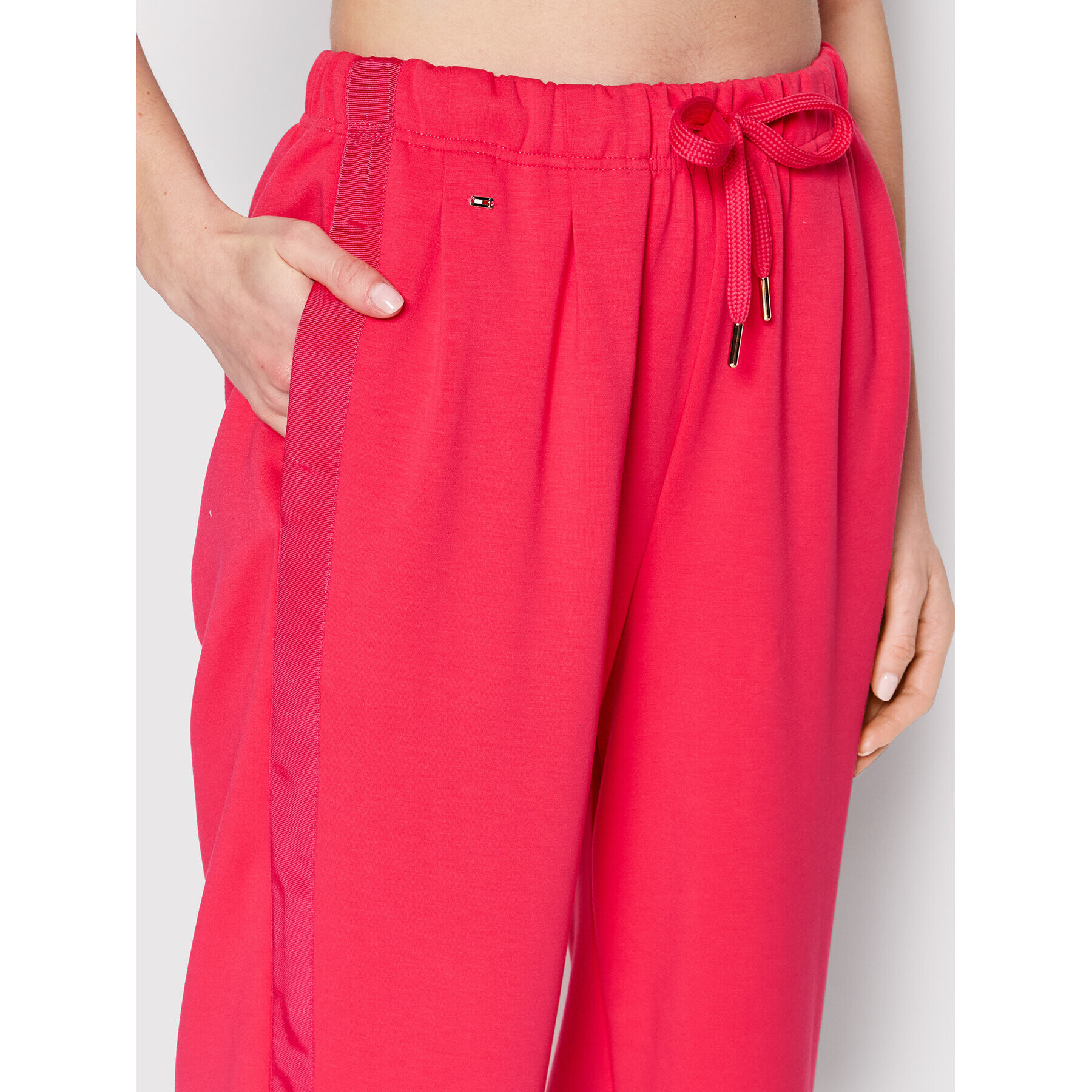 Tommy Hilfiger Долнище анцуг Interlock WW0WW33576 Розов Regular Fit - Pepit.bg