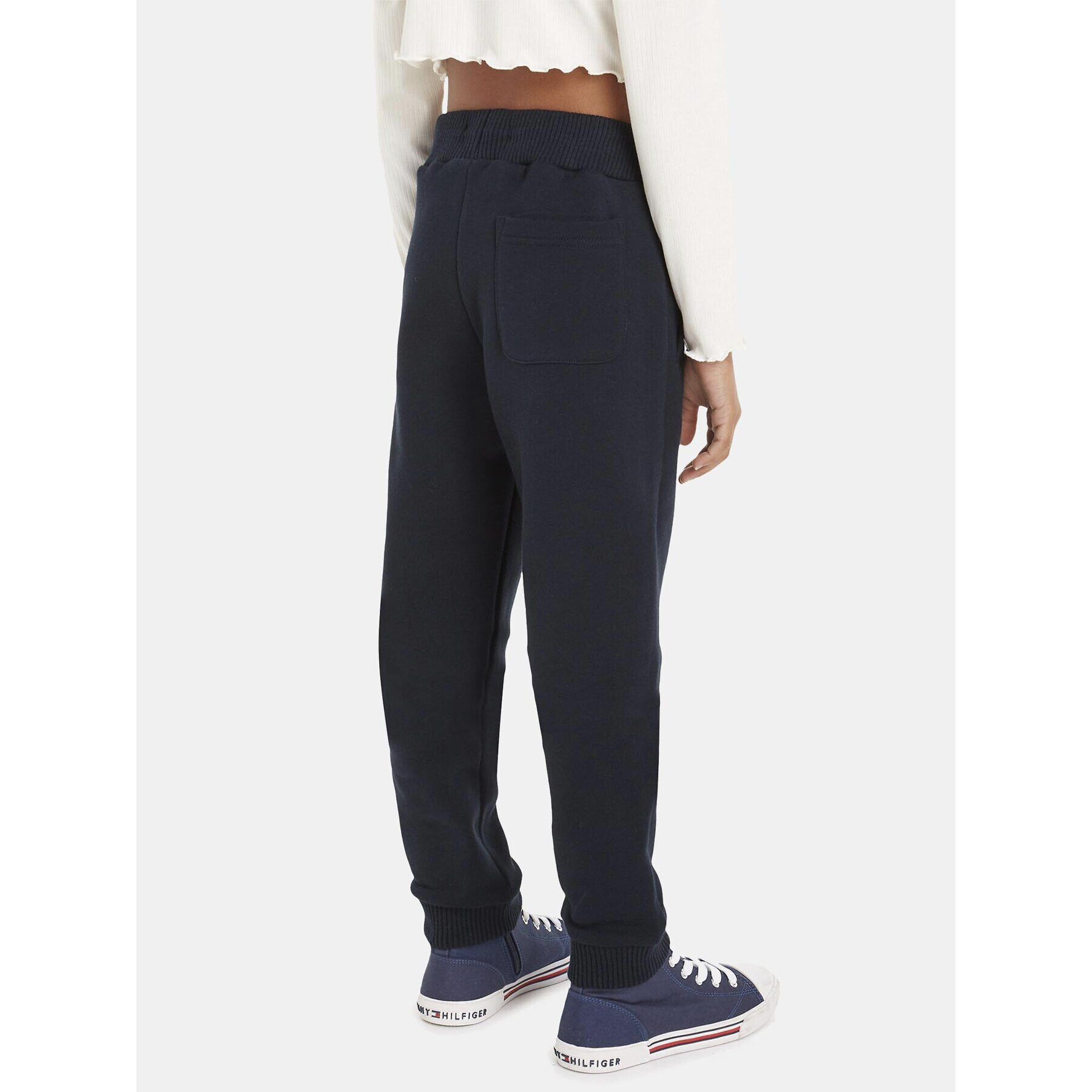 Tommy Hilfiger Долнище анцуг KB0KB08278 M Син Regular Fit - Pepit.bg