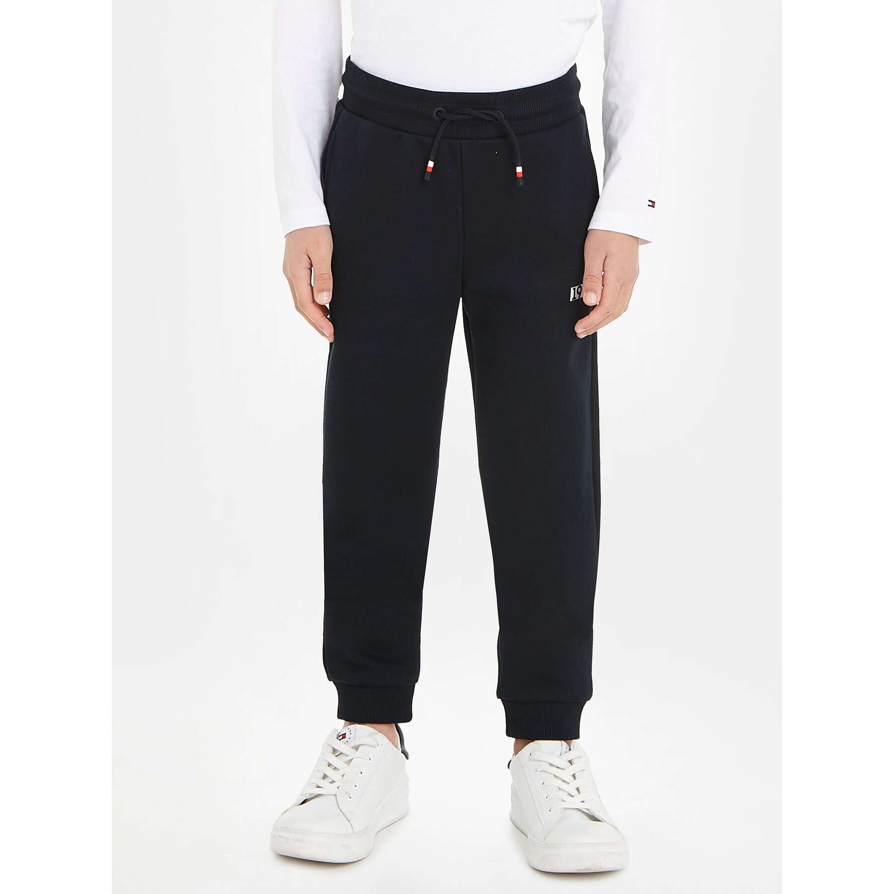 Tommy Hilfiger Долнище анцуг KB0KB08475 S Тъмносин Regular Fit - Pepit.bg
