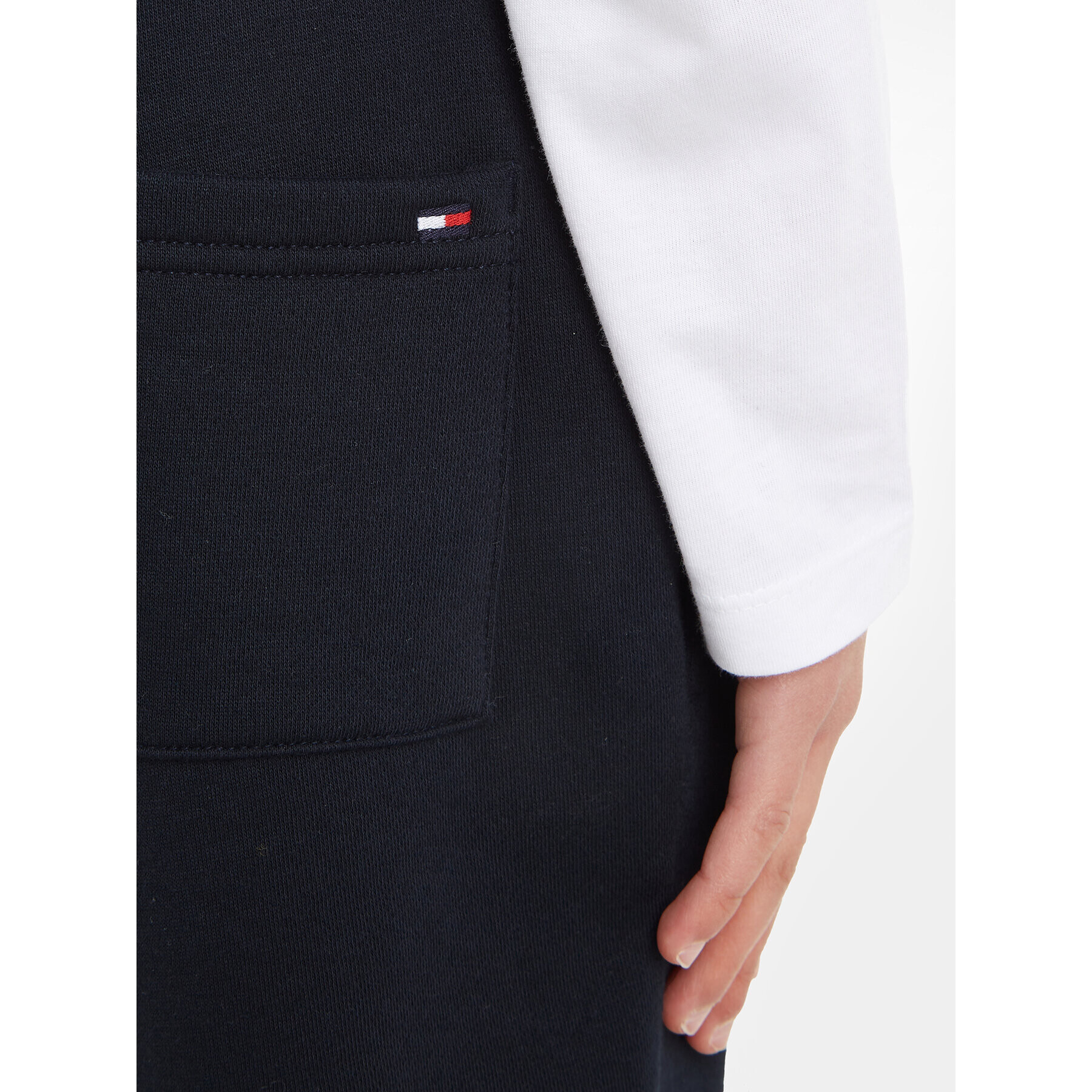 Tommy Hilfiger Долнище анцуг KB0KB08475 S Тъмносин Regular Fit - Pepit.bg