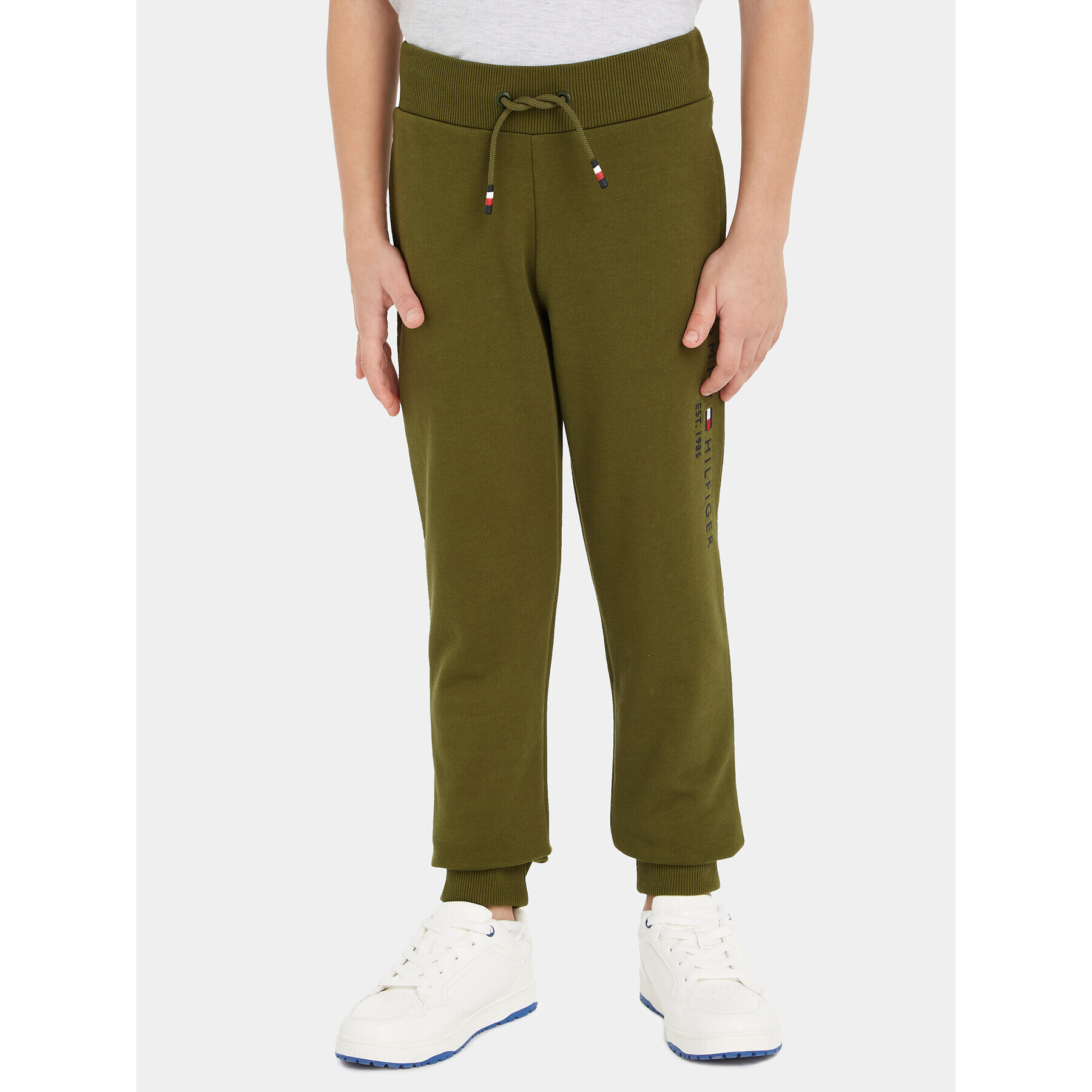 Tommy Hilfiger Долнище анцуг KS0KS00207 M Зелен Regular Fit - Pepit.bg