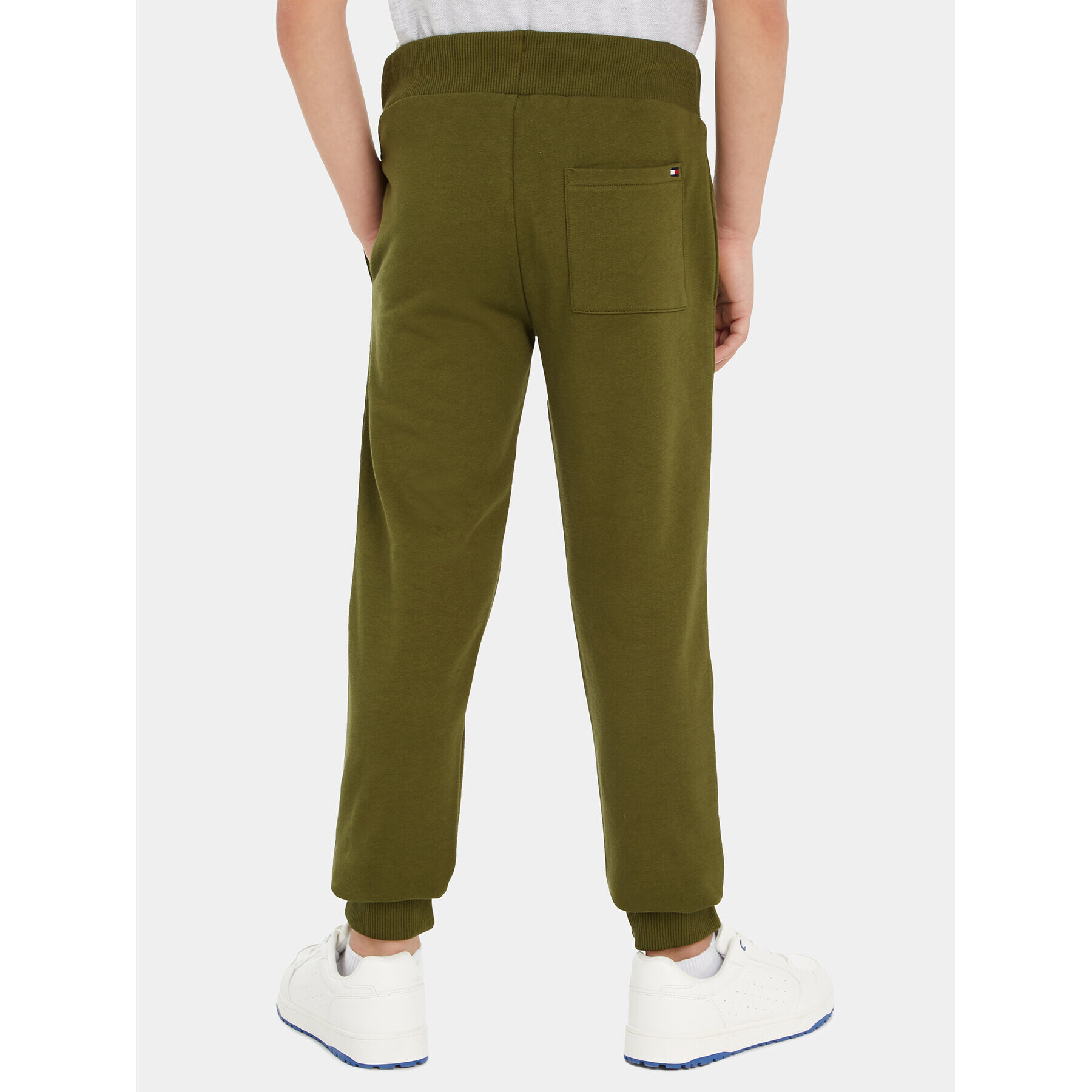Tommy Hilfiger Долнище анцуг KS0KS00207 M Зелен Regular Fit - Pepit.bg