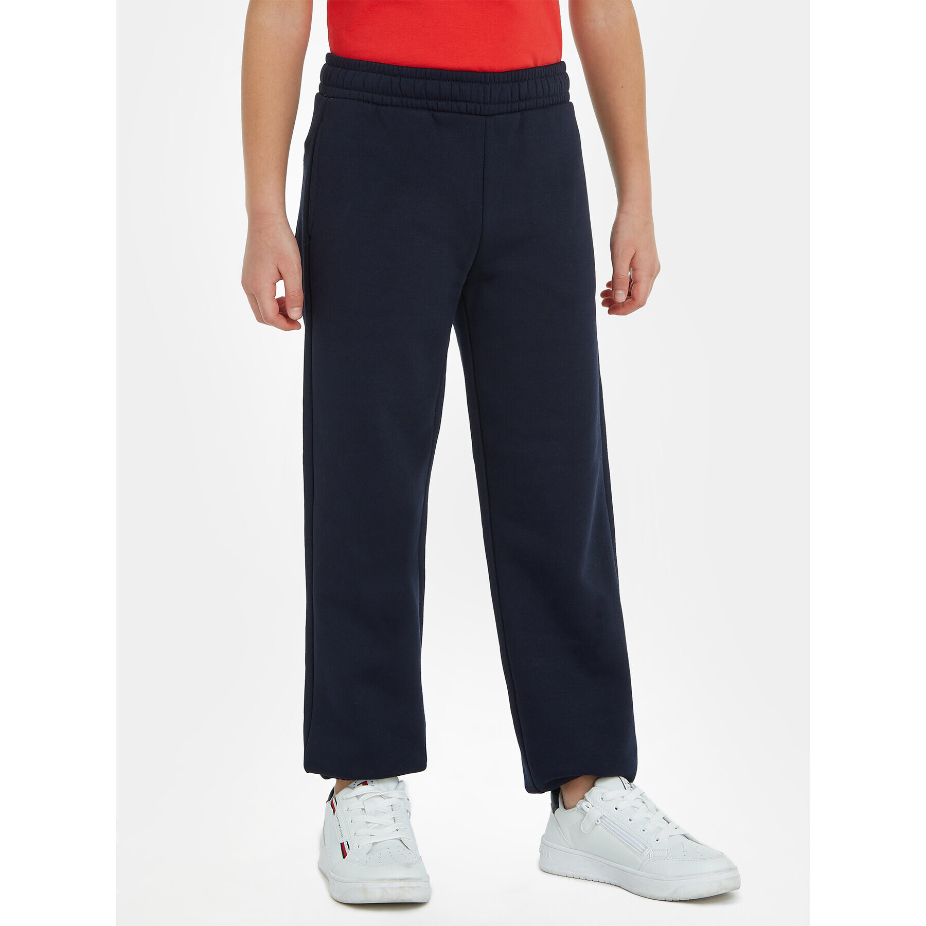 Tommy Hilfiger Долнище анцуг KS0KS00443 S Тъмносин Regular Fit - Pepit.bg
