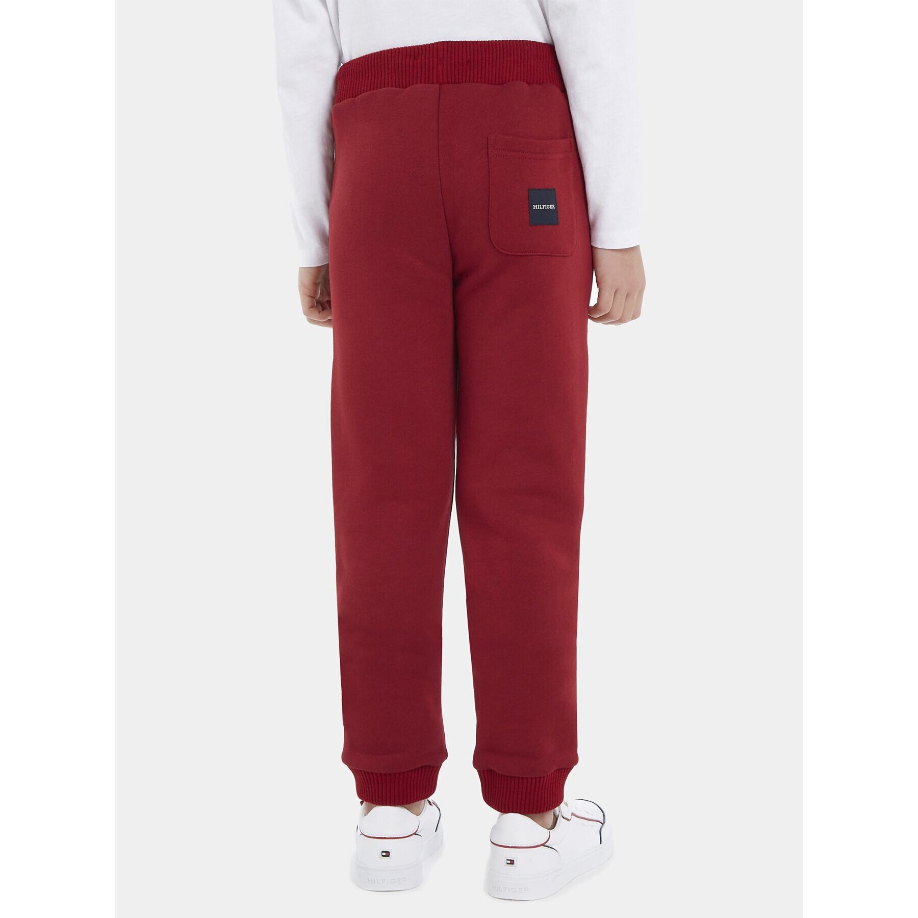 Tommy Hilfiger Долнище анцуг Monotype KB0KB08278 M Бордо Regular Fit - Pepit.bg