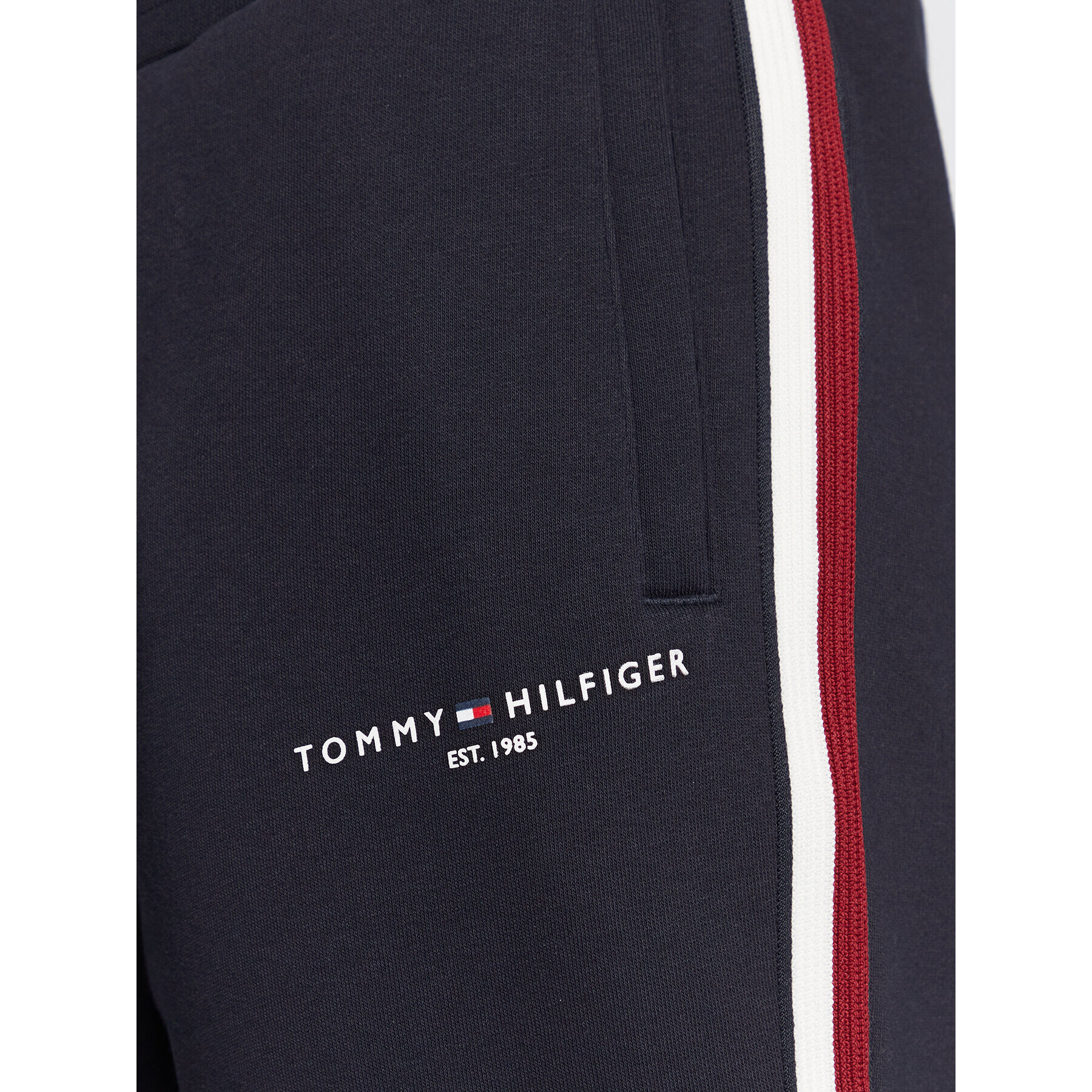 Tommy Hilfiger Долнище анцуг New Global Stripe MW0MW29461 Тъмносин Regular Fit - Pepit.bg