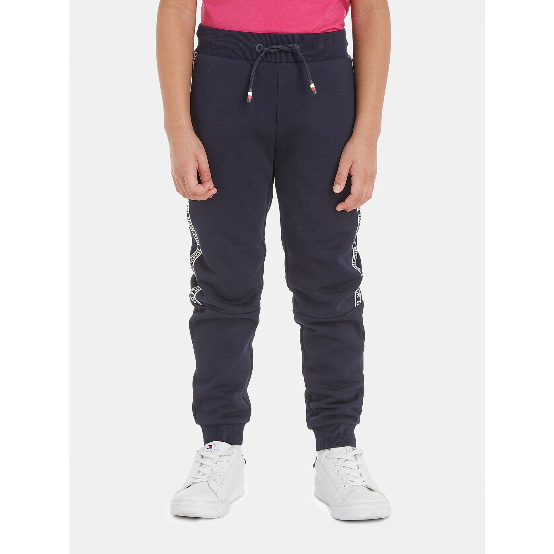 Tommy Hilfiger Долнище анцуг Tape KB0KB08476 Тъмносин Regular Fit - Pepit.bg