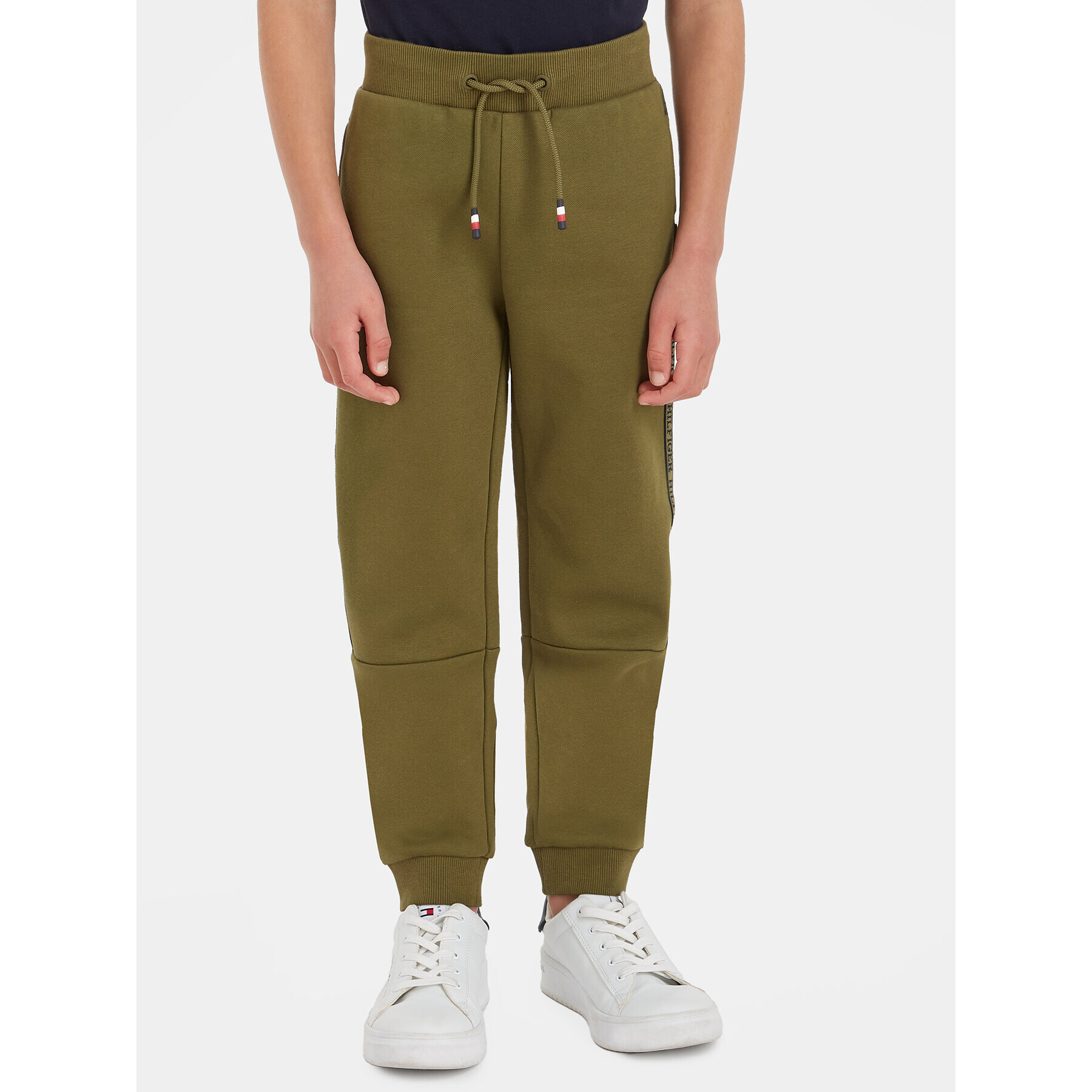 Tommy Hilfiger Долнище анцуг Tape KB0KB08476 Зелен Regular Fit - Pepit.bg