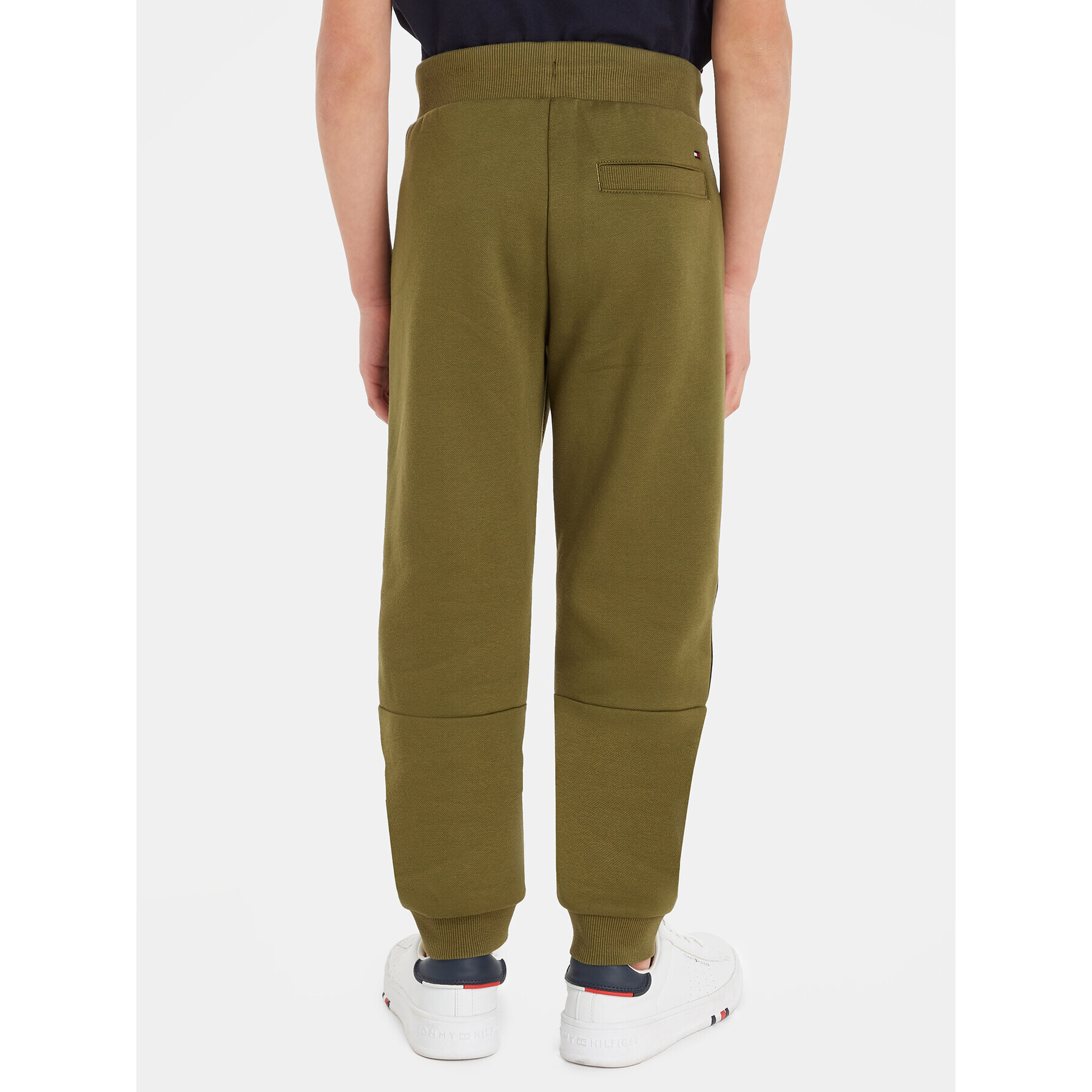 Tommy Hilfiger Долнище анцуг Tape KB0KB08476 Зелен Regular Fit - Pepit.bg