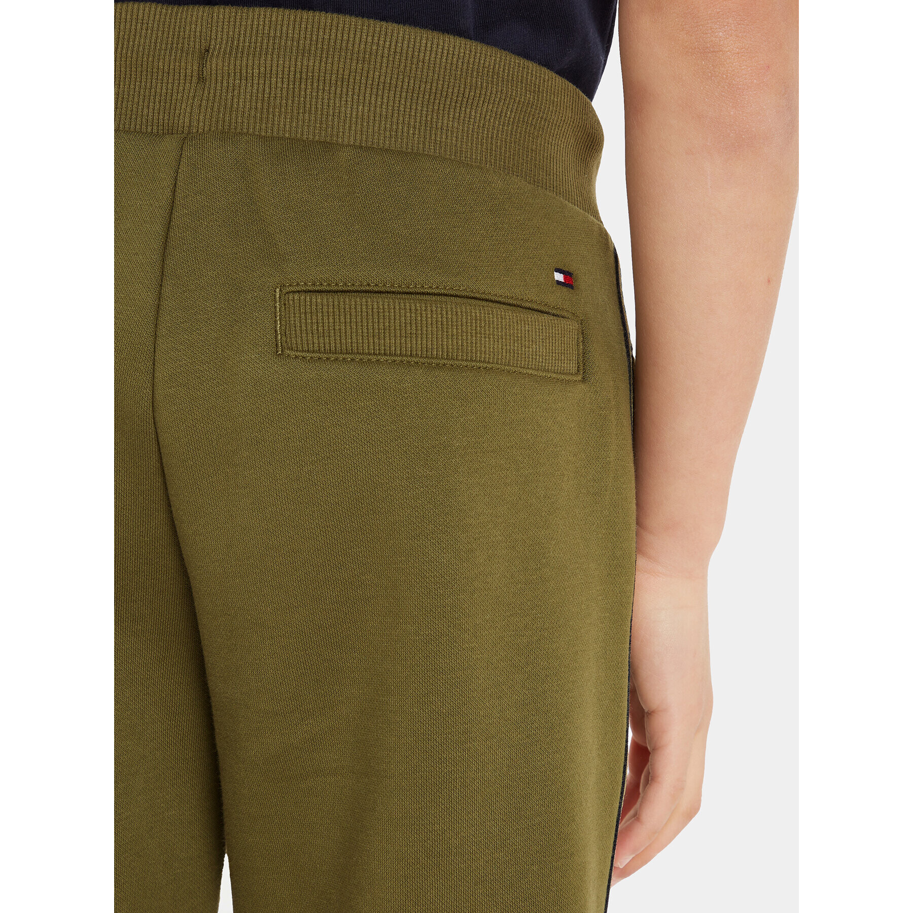 Tommy Hilfiger Долнище анцуг Tape KB0KB08476 Зелен Regular Fit - Pepit.bg