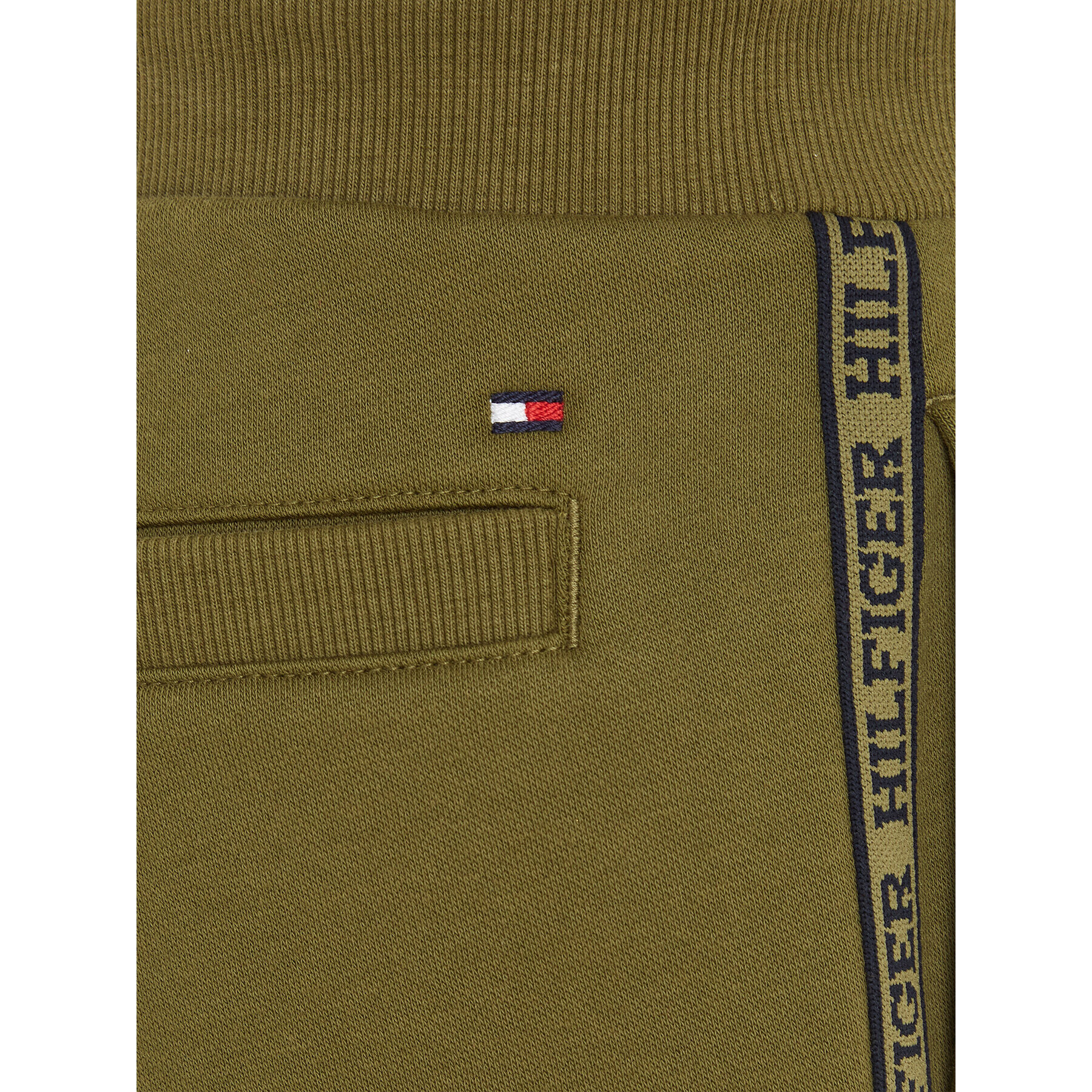 Tommy Hilfiger Долнище анцуг Tape KB0KB08476 Зелен Regular Fit - Pepit.bg
