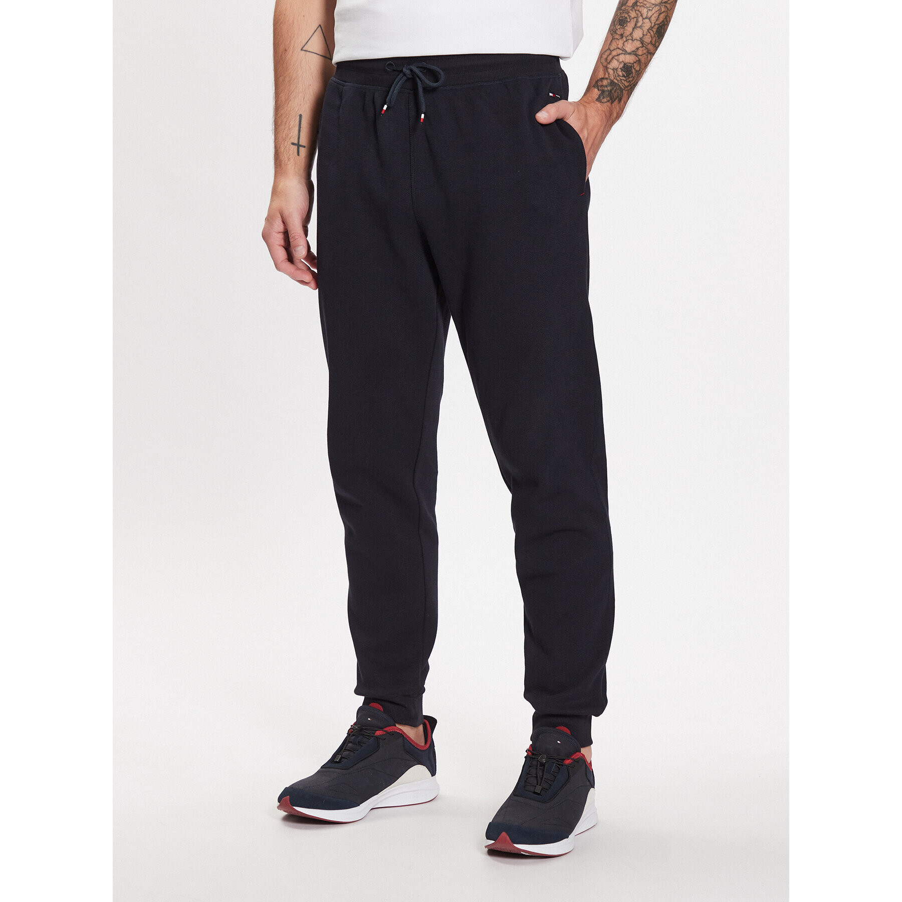 Tommy Hilfiger Долнище анцуг UM0UM02874 Тъмносин Regular Fit - Pepit.bg