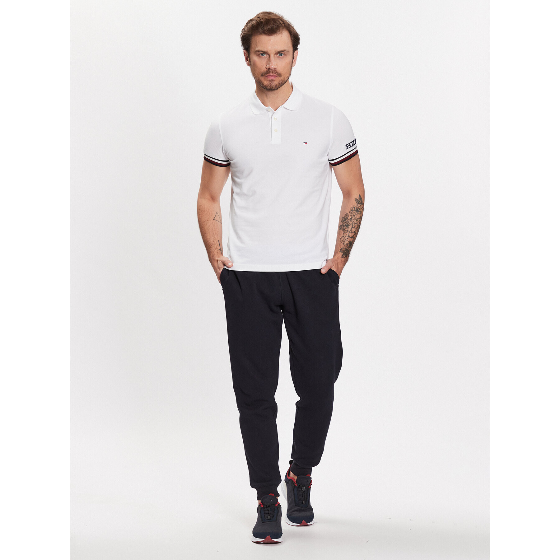 Tommy Hilfiger Долнище анцуг UM0UM02874 Тъмносин Regular Fit - Pepit.bg