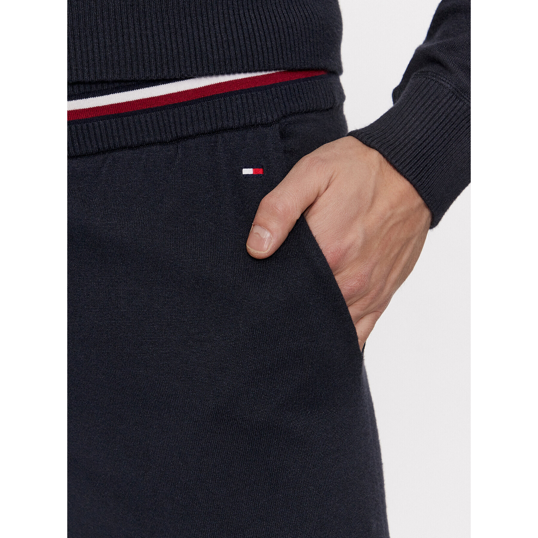 Tommy Hilfiger Долнище анцуг UM0UM03003 Тъмносин Regular Fit - Pepit.bg