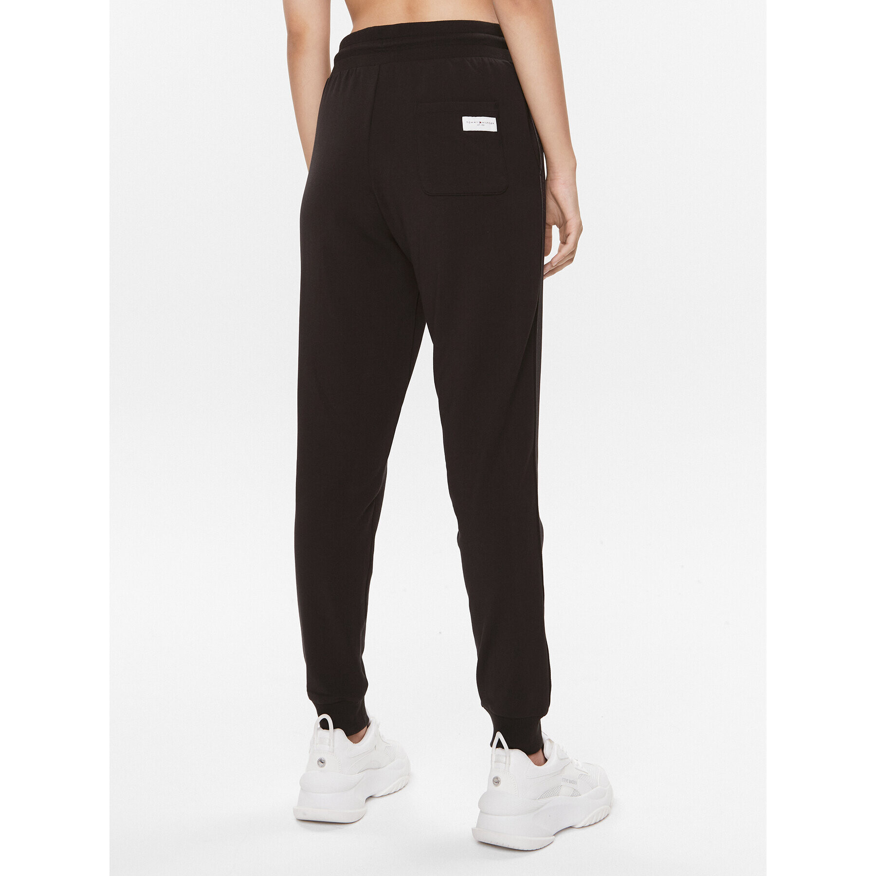 Tommy Hilfiger Долнище анцуг UW0UW04785 Черен Regular Fit - Pepit.bg