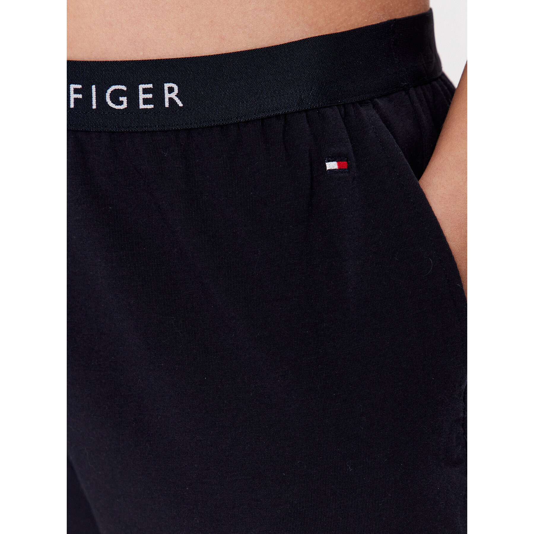 Tommy Hilfiger Долнище на пижама UW0UW04523 Тъмносин Regular Fit - Pepit.bg