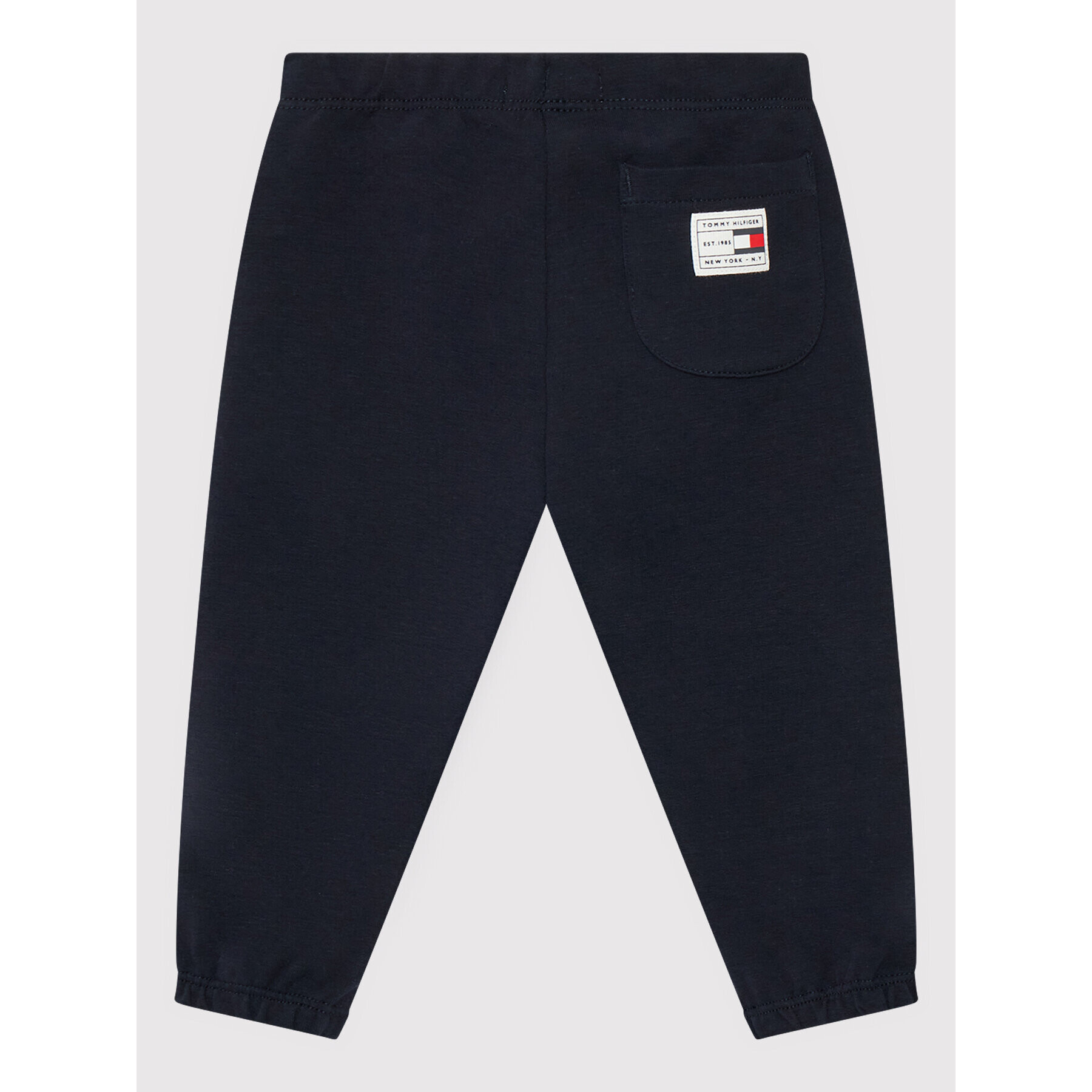 Tommy Hilfiger Долнище анцуг Baby Solid KN0KN01497 Черен Regular Fit - Pepit.bg