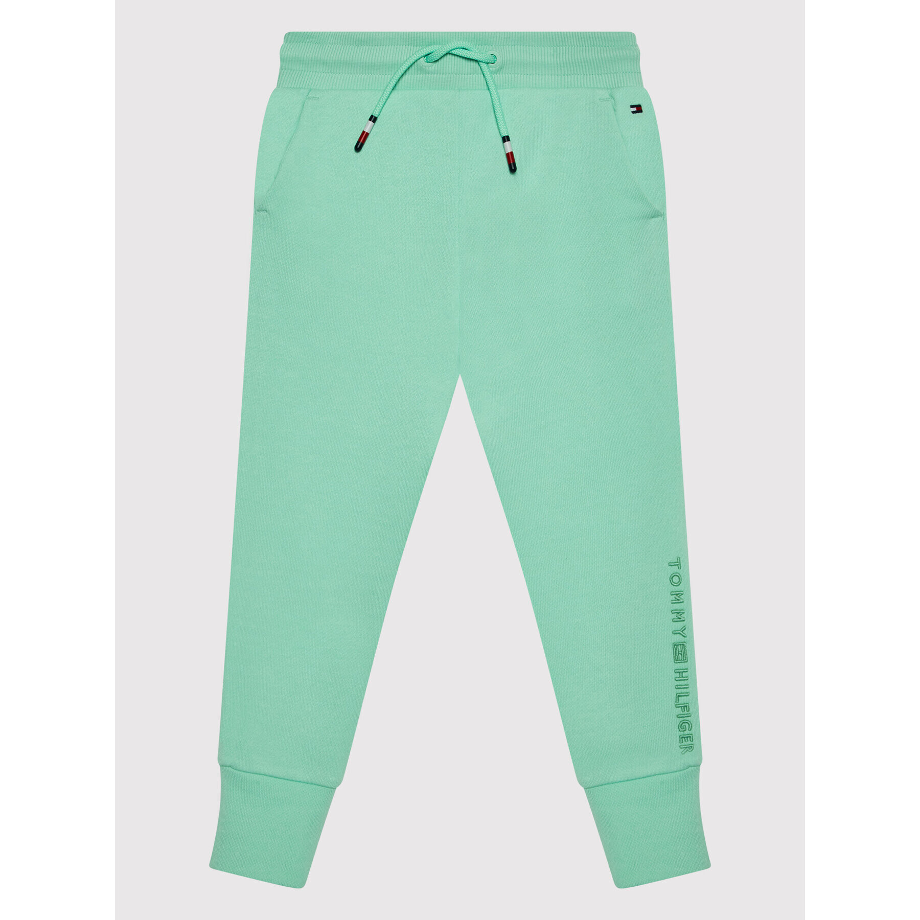 Tommy Hilfiger Долнище анцуг Conscious Essentials KG0KG06272 D Зелен Regular Fit - Pepit.bg