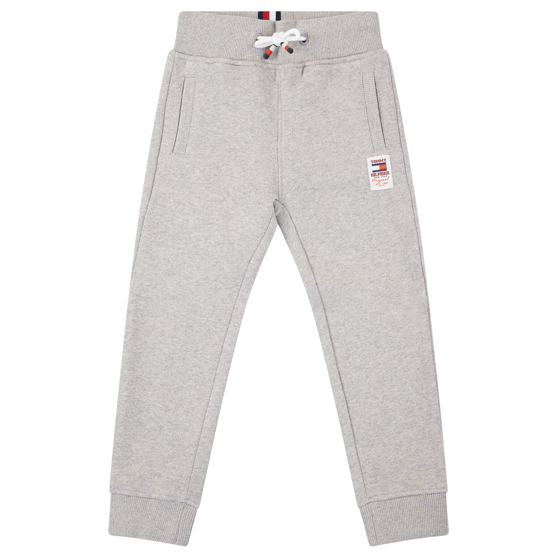 Tommy Hilfiger Долнище анцуг Essential Solid Sweatpants KB0KB05465 Сив Regular Fit - Pepit.bg