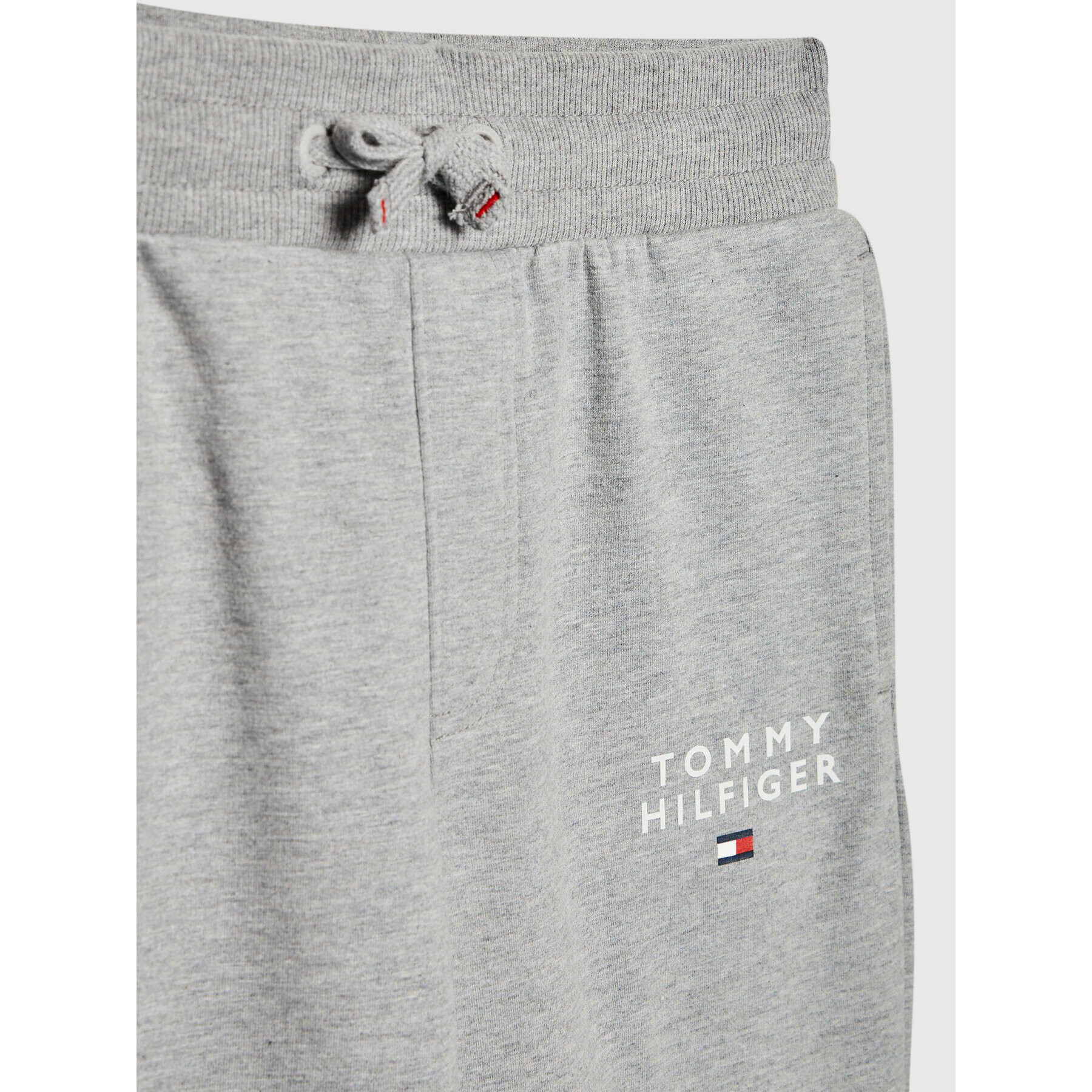 Tommy Hilfiger Долнище анцуг Flag KB0KB06911 M Сив Slim Fit - Pepit.bg