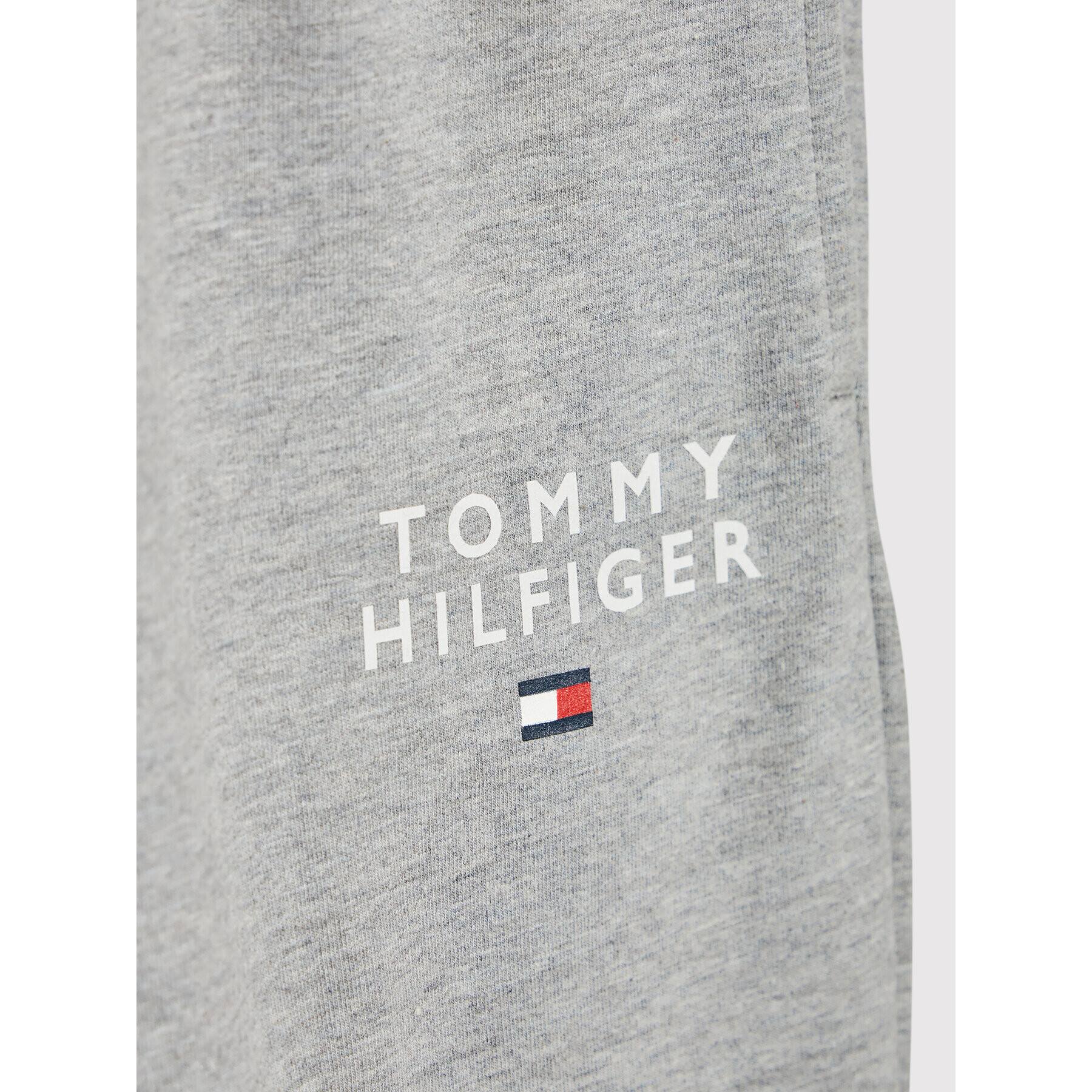 Tommy Hilfiger Долнище анцуг Flag KB0KB06911 M Сив Slim Fit - Pepit.bg