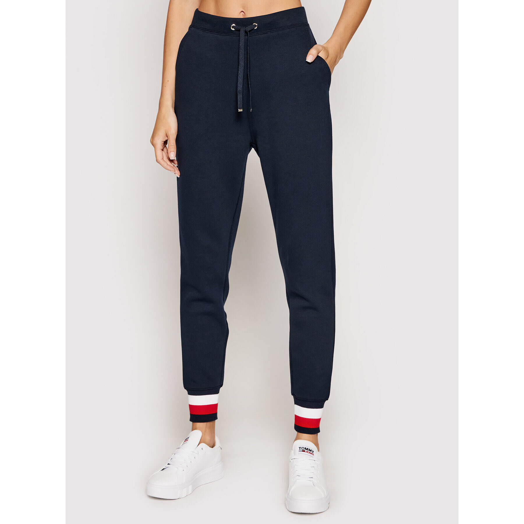 Tommy Hilfiger Долнище анцуг Heritage WW0WW24970 Тъмносин Regular Fit - Pepit.bg