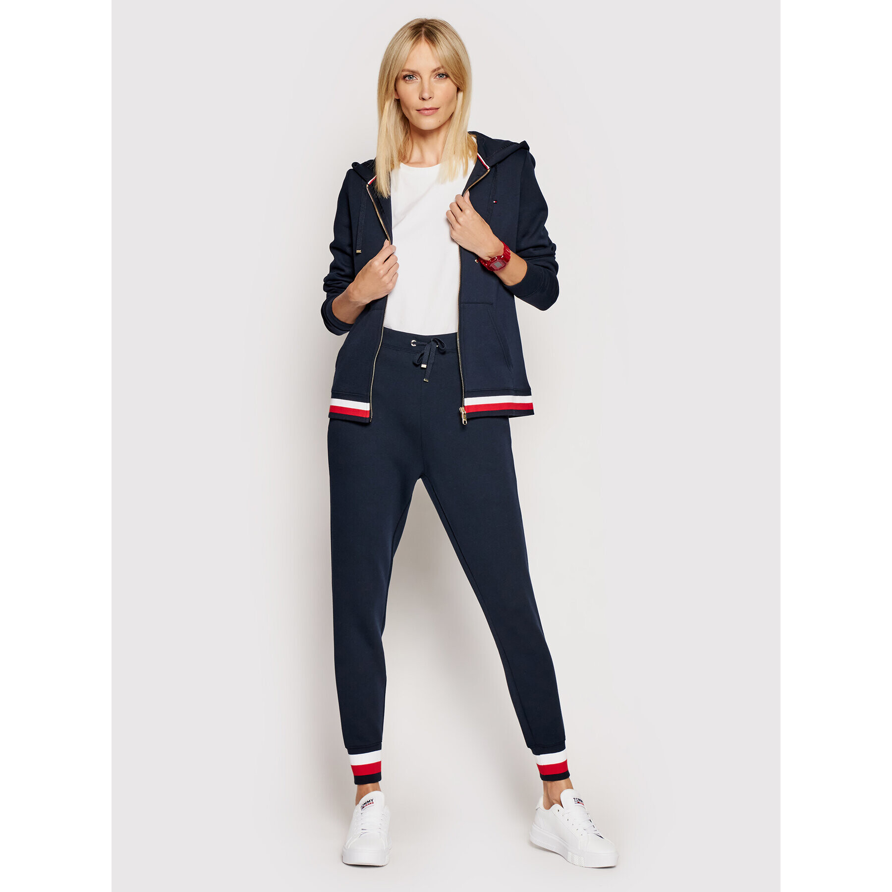 Tommy Hilfiger Долнище анцуг Heritage WW0WW24970 Тъмносин Regular Fit - Pepit.bg