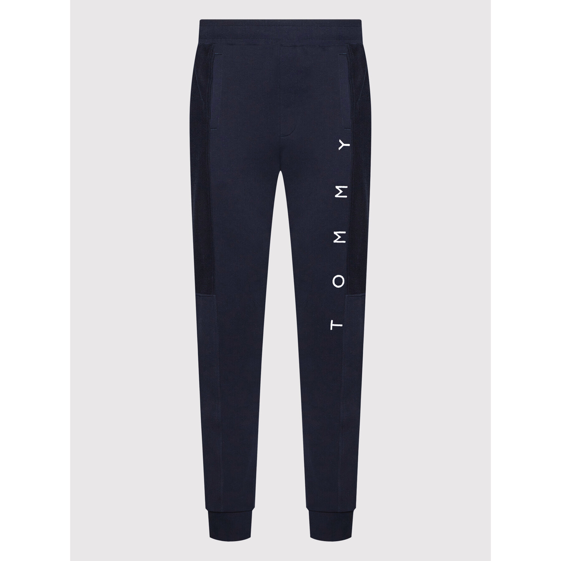 Tommy Hilfiger Долнище анцуг Mono Design MW0MW22154 Тъмносин Regular Fit - Pepit.bg