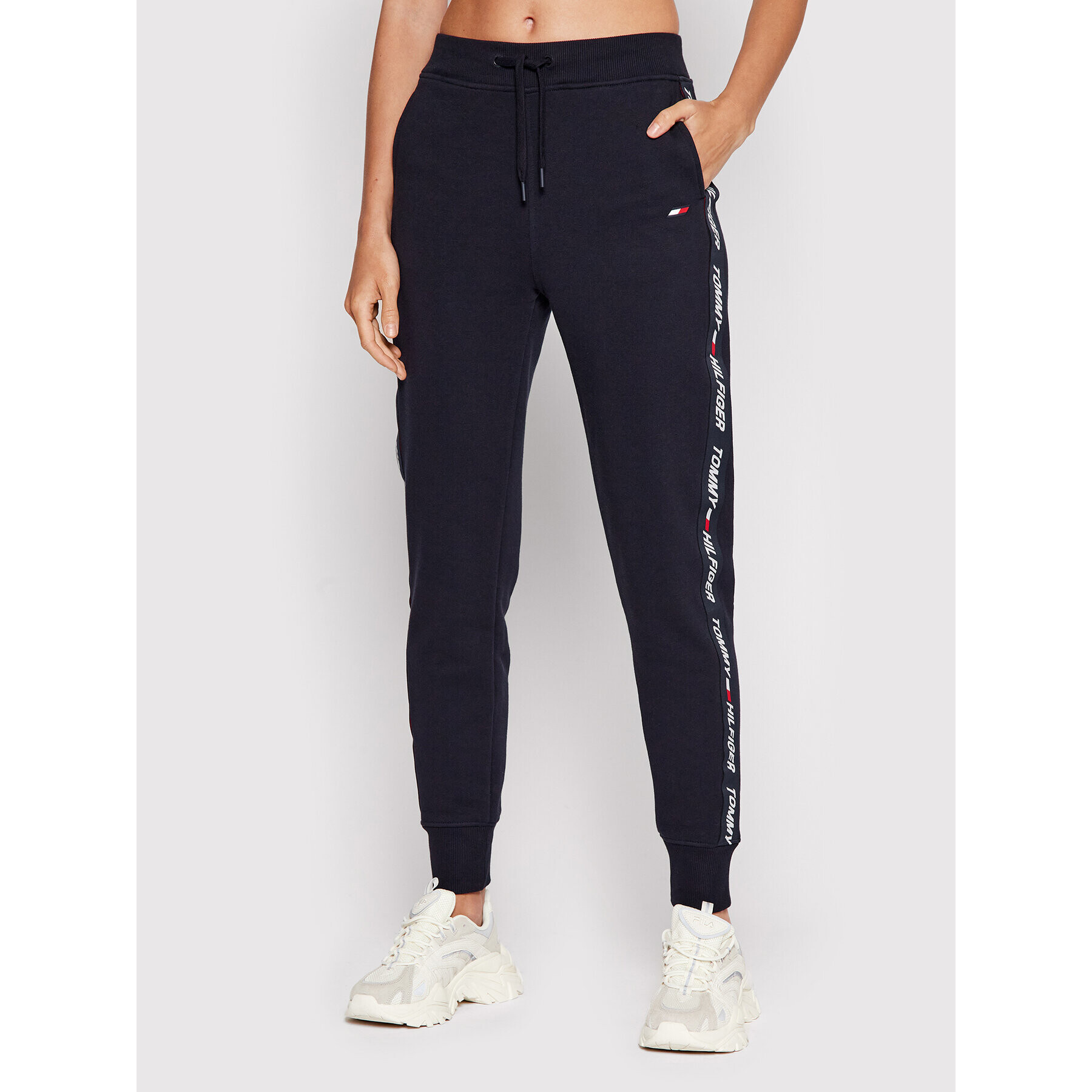 Tommy Hilfiger Долнище анцуг S10S101215 Тъмносин Regular Fit - Pepit.bg