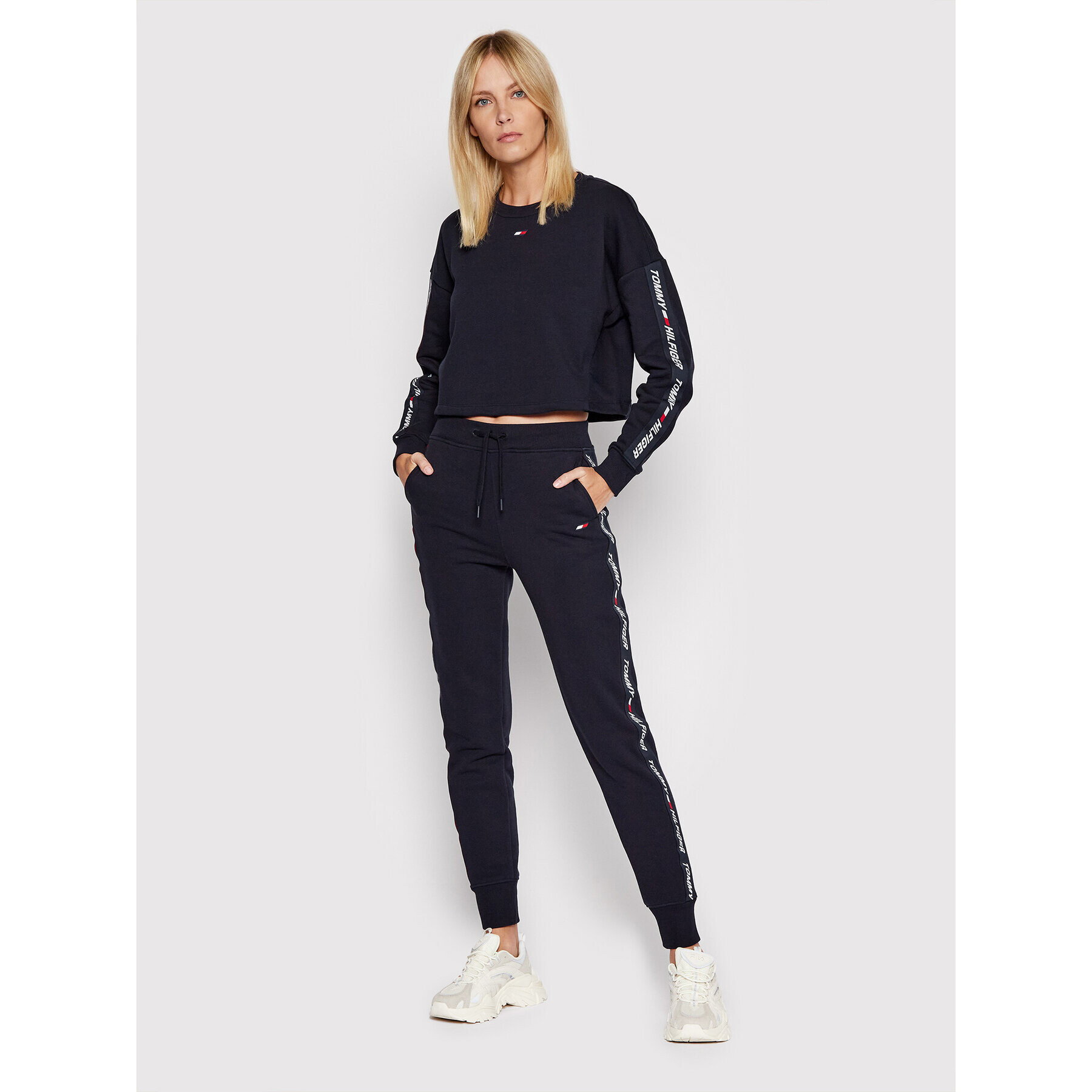 Tommy Hilfiger Долнище анцуг S10S101215 Тъмносин Regular Fit - Pepit.bg