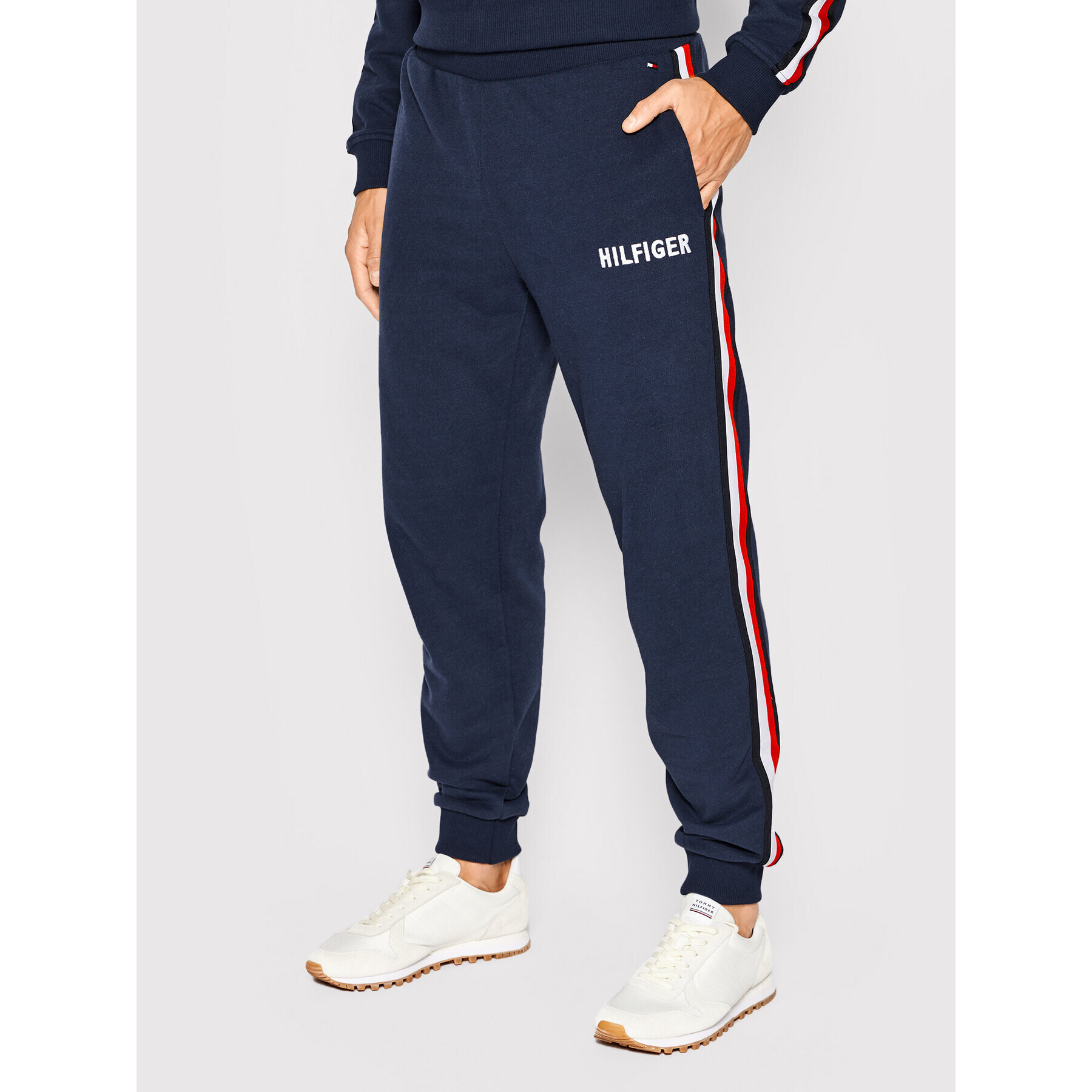 Tommy Hilfiger Долнище анцуг UM0UM02441 Тъмносин Regular Fit - Pepit.bg