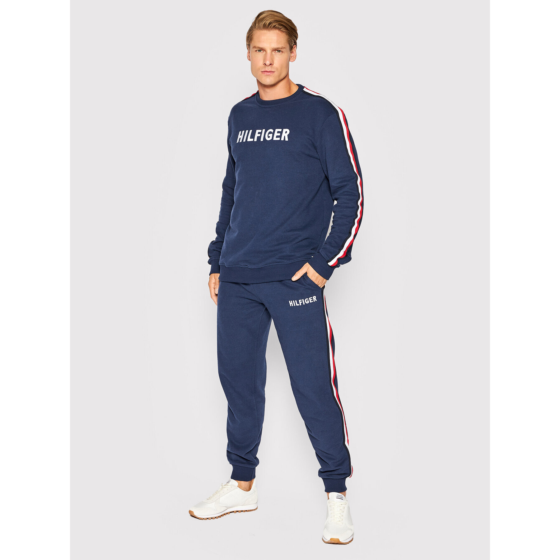 Tommy Hilfiger Долнище анцуг UM0UM02441 Тъмносин Regular Fit - Pepit.bg