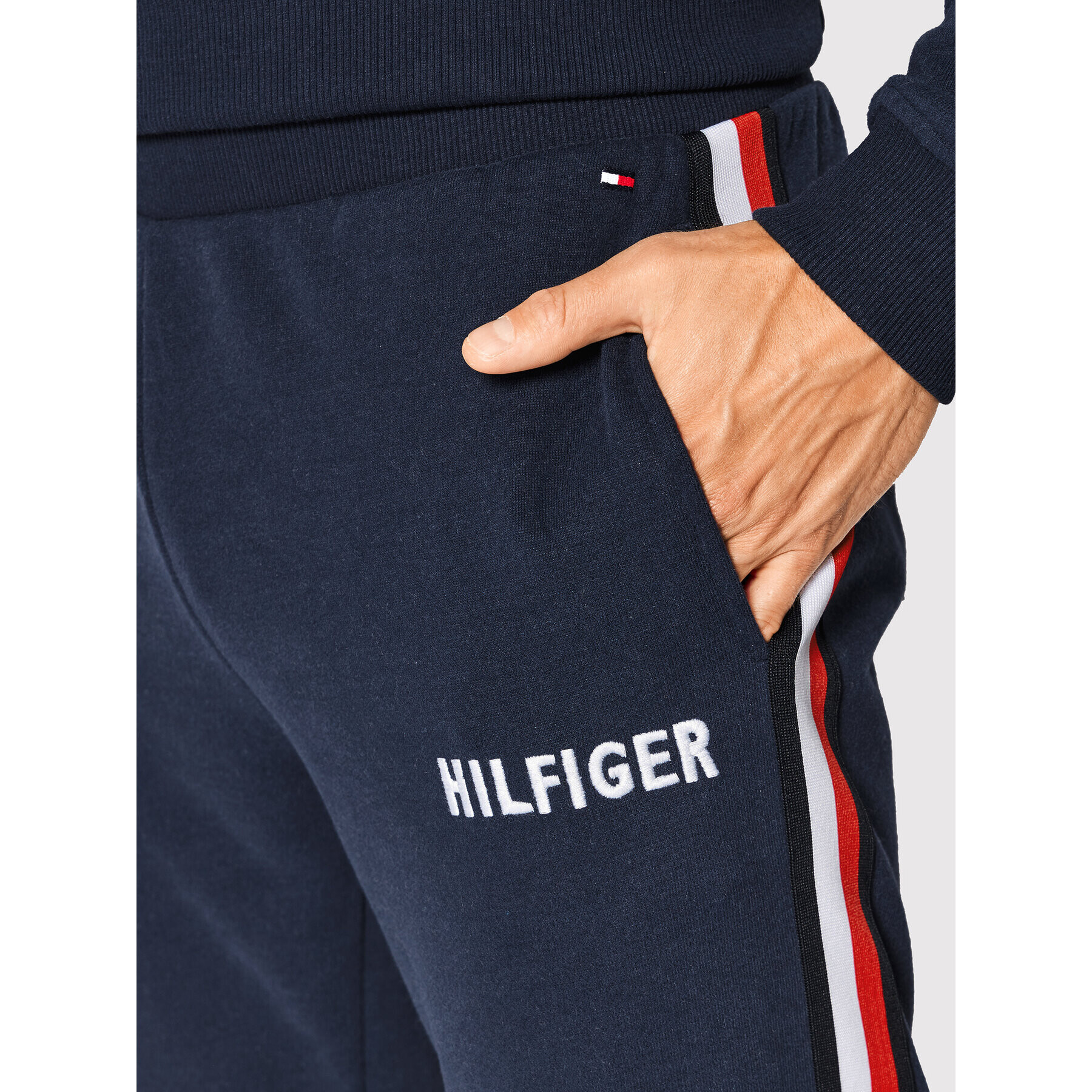 Tommy Hilfiger Долнище анцуг UM0UM02441 Тъмносин Regular Fit - Pepit.bg