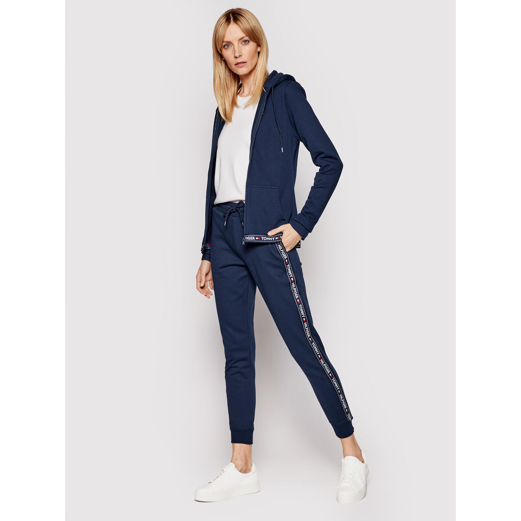 Tommy Hilfiger Долнище анцуг UW0UW00564 Тъмносин Regular Fit - Pepit.bg