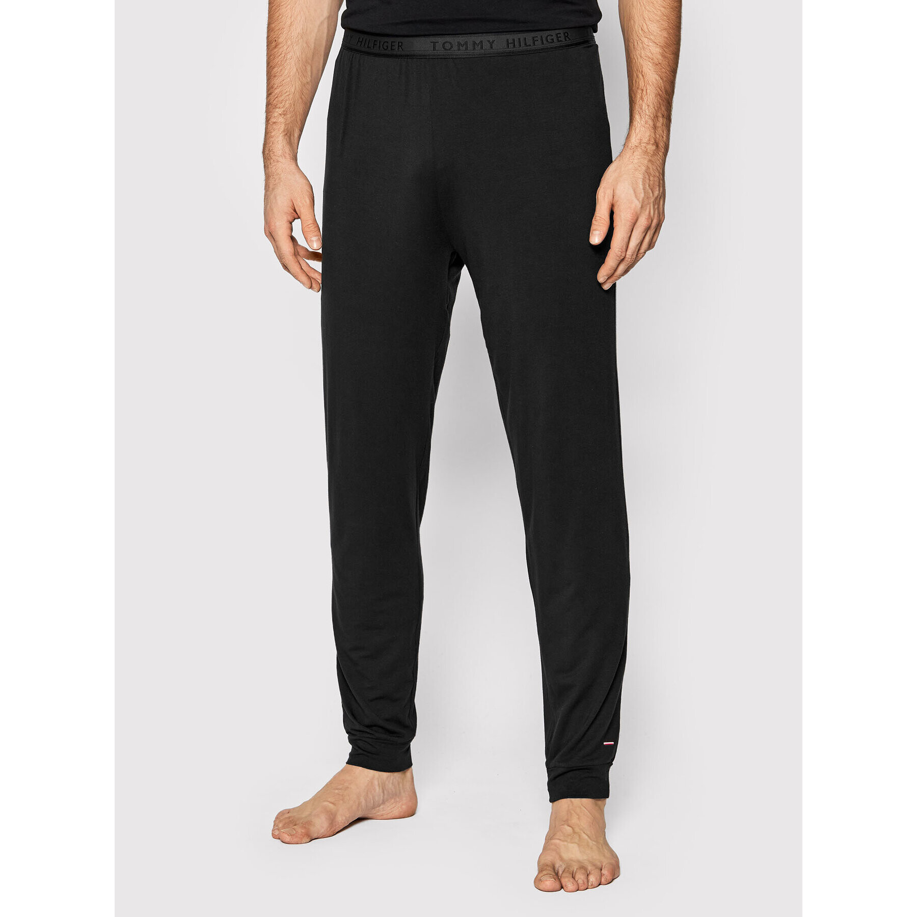 Tommy Hilfiger Долнище на пижама UM0UM02358 Черен Regular Fit - Pepit.bg