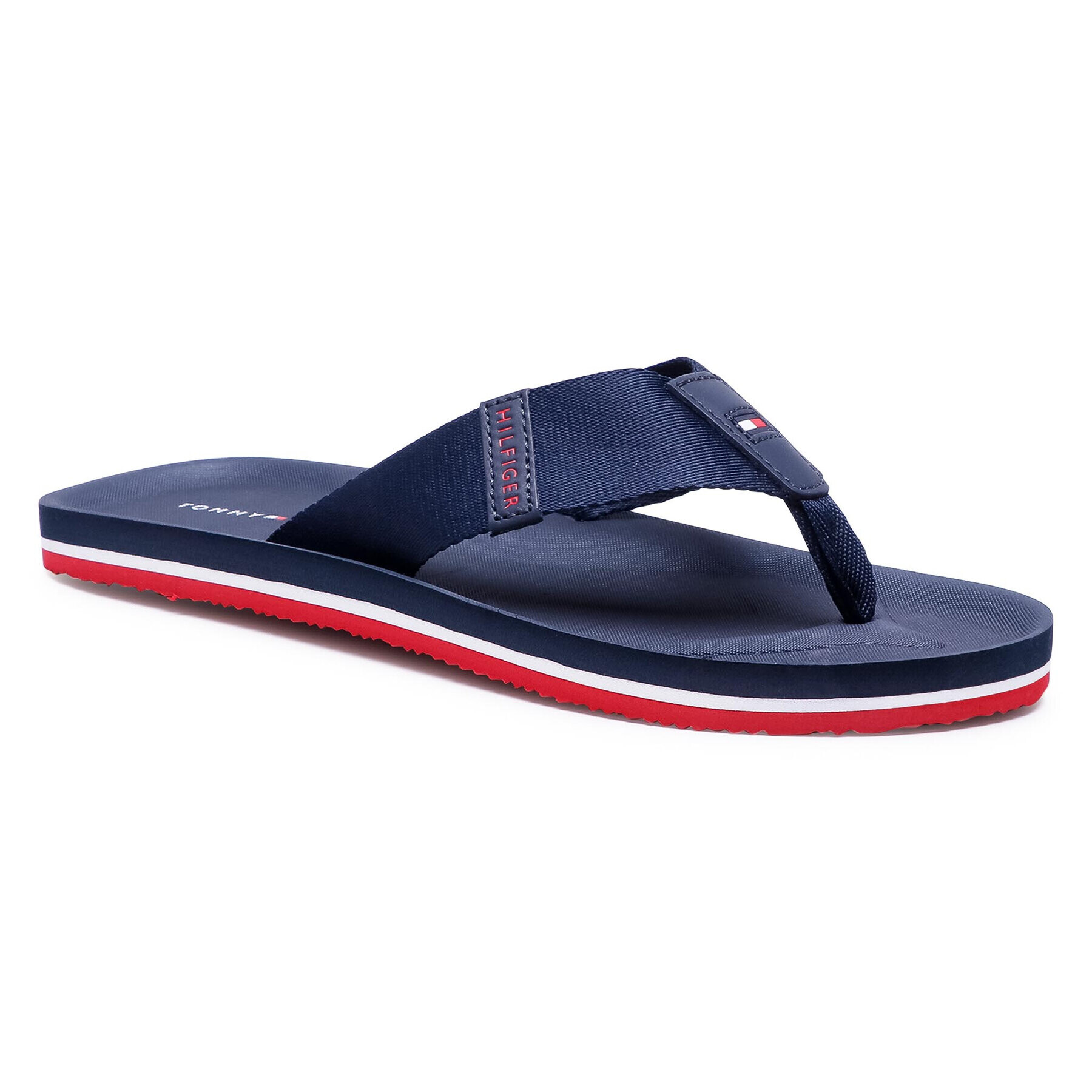 Tommy Hilfiger Джапанки Classic Comfort Beach Sandal FM0FM03383 Тъмносин - Pepit.bg