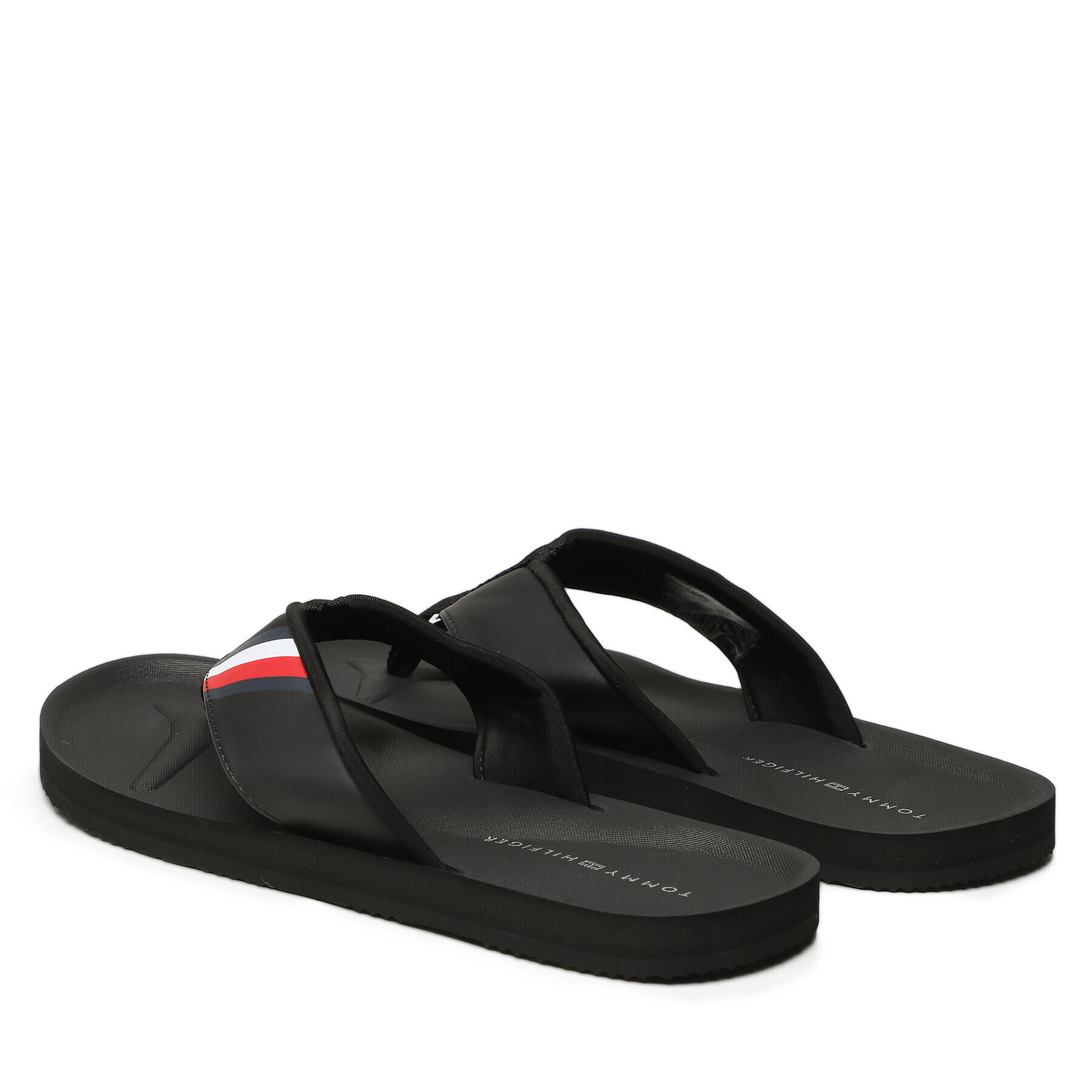 Tommy Hilfiger Джапанки Comfortable Padded Beach Sandal FM0FM04473 Черен - Pepit.bg