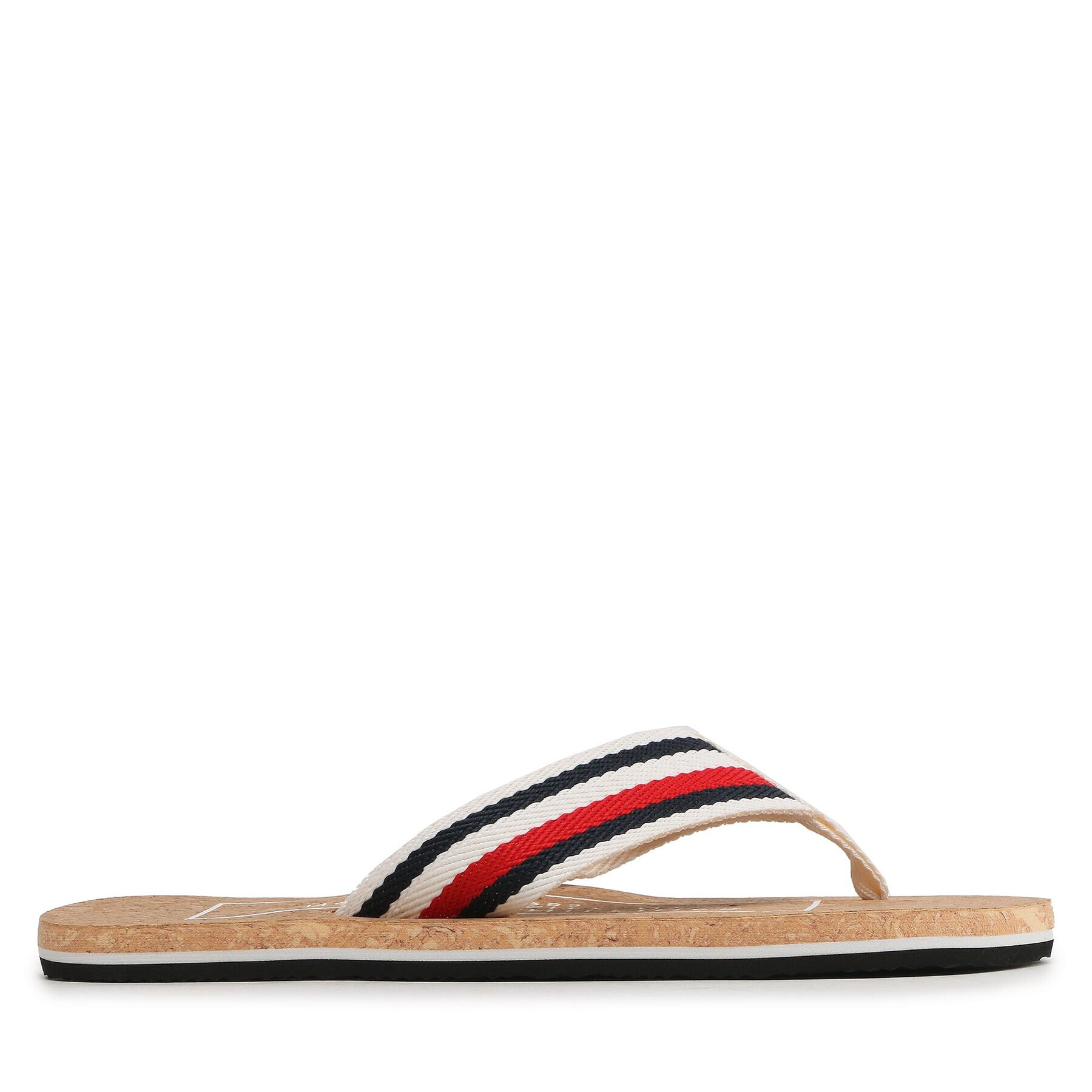 Tommy Hilfiger Джапанки Cork Beach Sandal FM0FM04475 Бежов - Pepit.bg