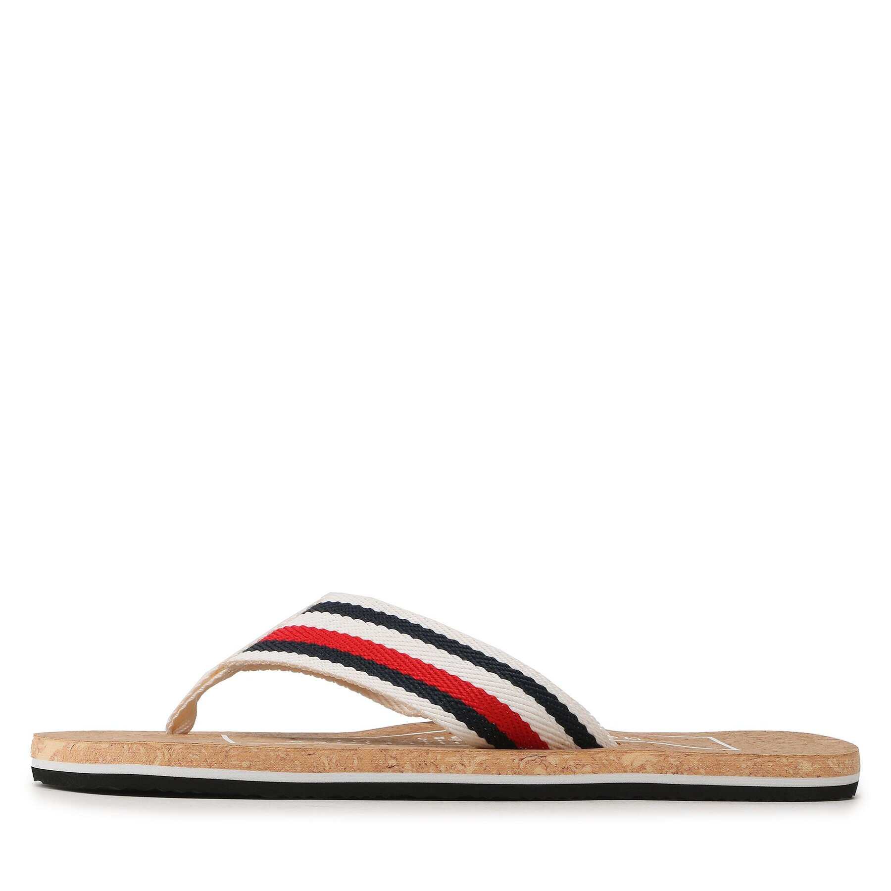 Tommy Hilfiger Джапанки Cork Beach Sandal FM0FM04475 Бежов - Pepit.bg