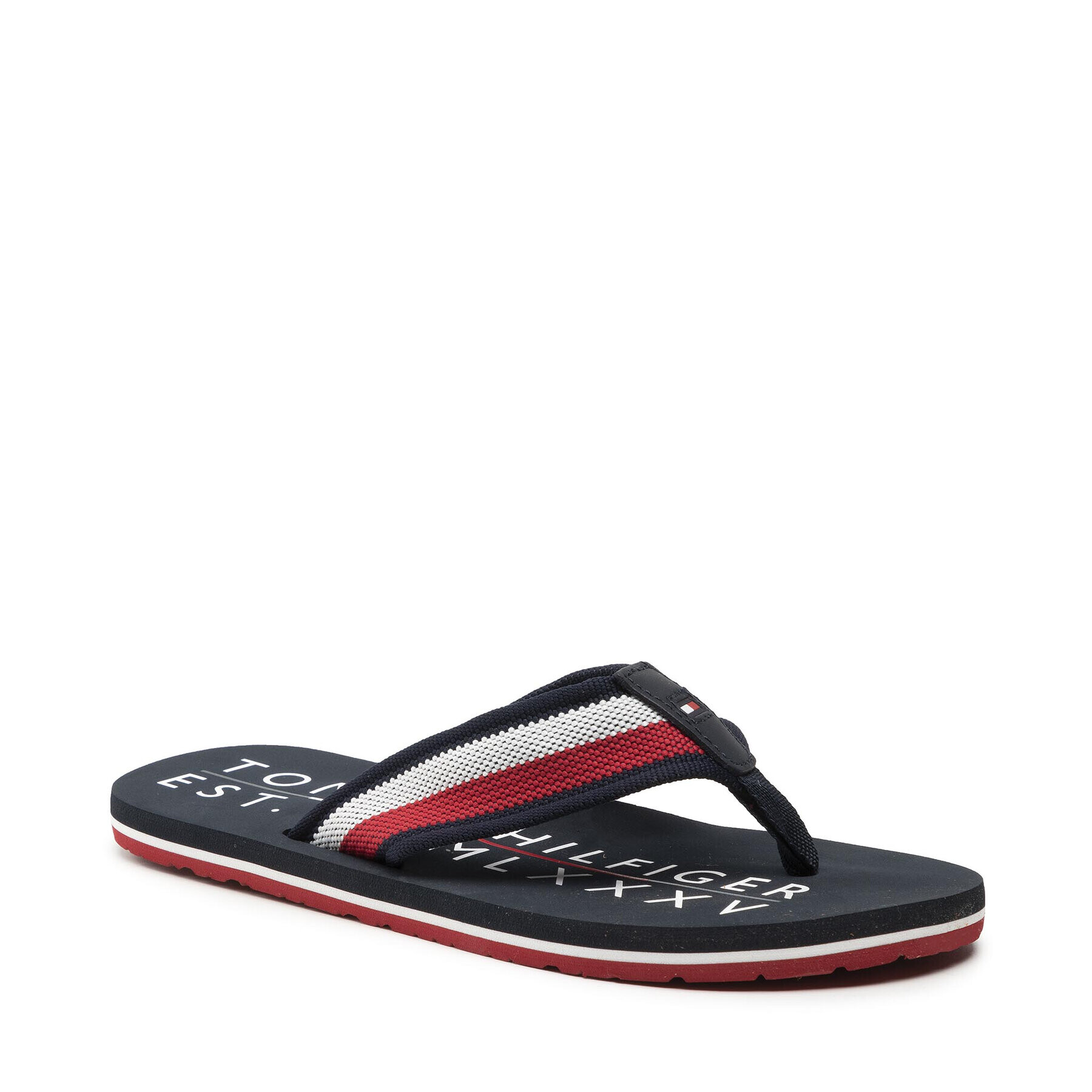 Tommy Hilfiger Джапанки Corporate Print Beach Sandal FM0FM03381 Цветен - Pepit.bg